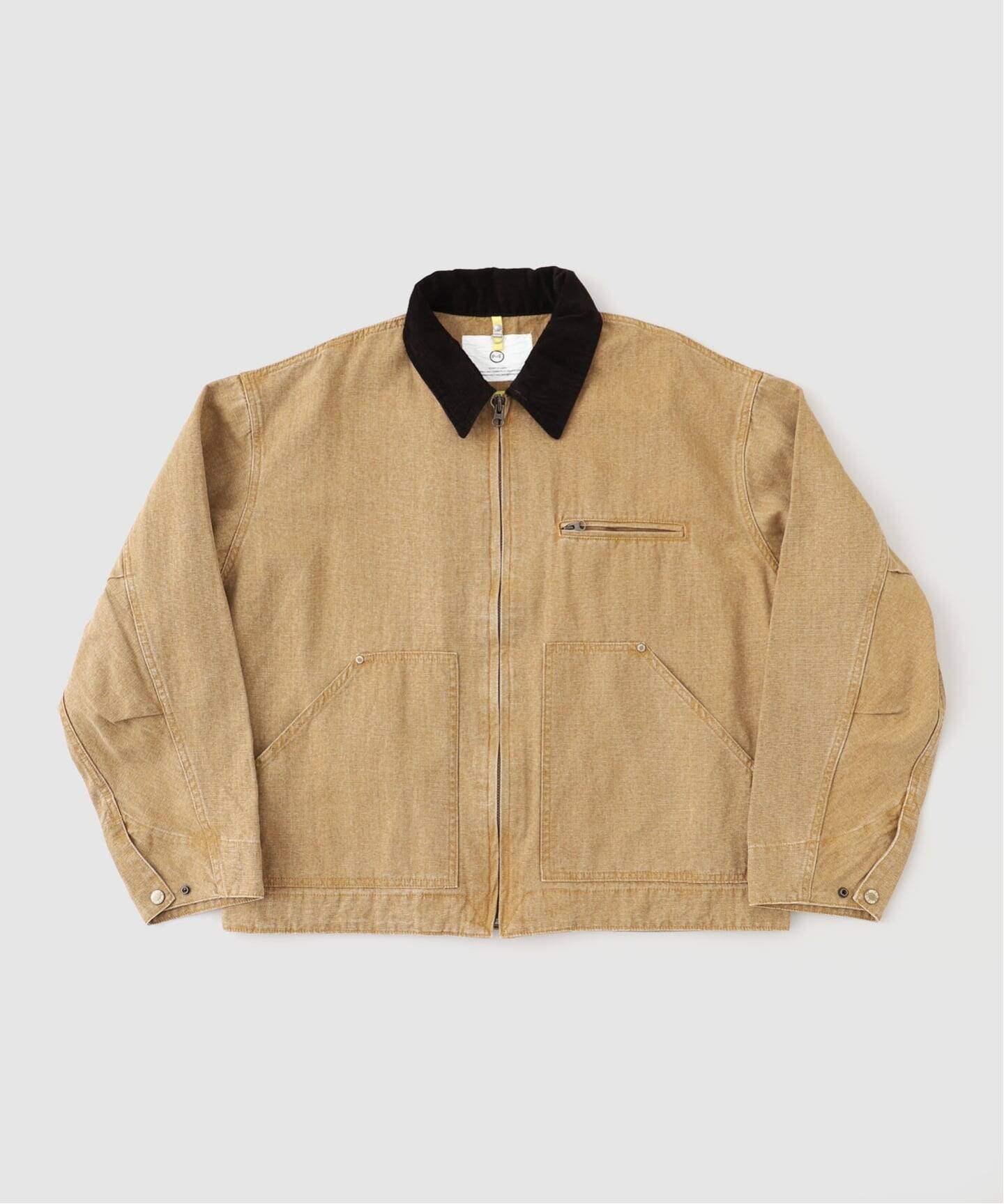 PLANET OF EARTH】ピグメント加工 ダックショートブルゾン（その他