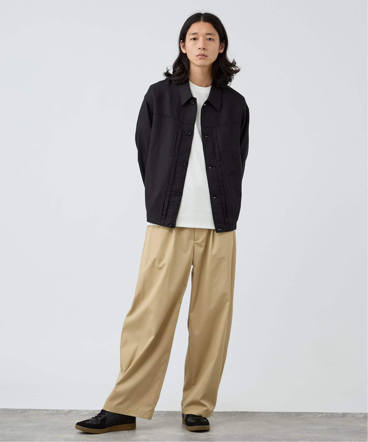 メンズ コットンリネン トラッカージャケット KAPTAIN SUNSHINE＞リネン トラッカー ジャケット