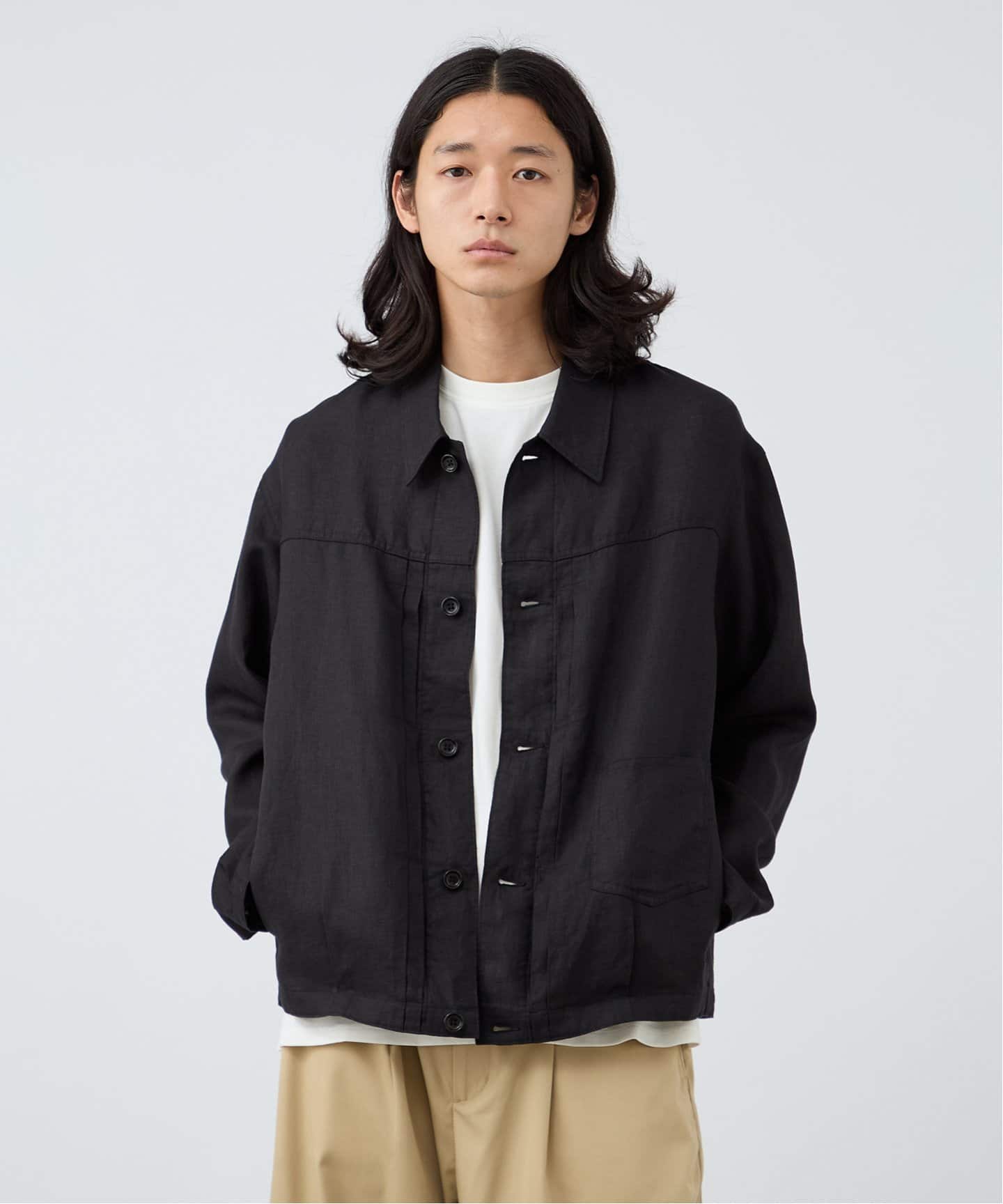 BOYCOM/ボイコム】リネントラッカージャケット（その他ブルゾン
