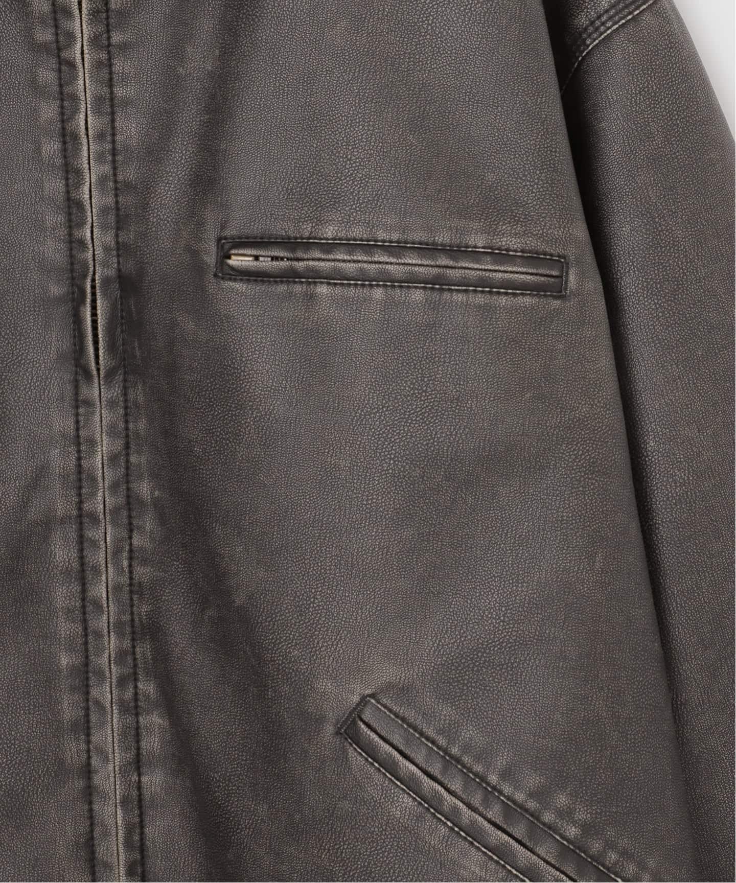 新品未使用 BC.STOCK Gleamy / フェイクレザーブルゾン フェイクレザー A2 ブルゾン（ブルゾン）｜B.C STOCK（ベーセー