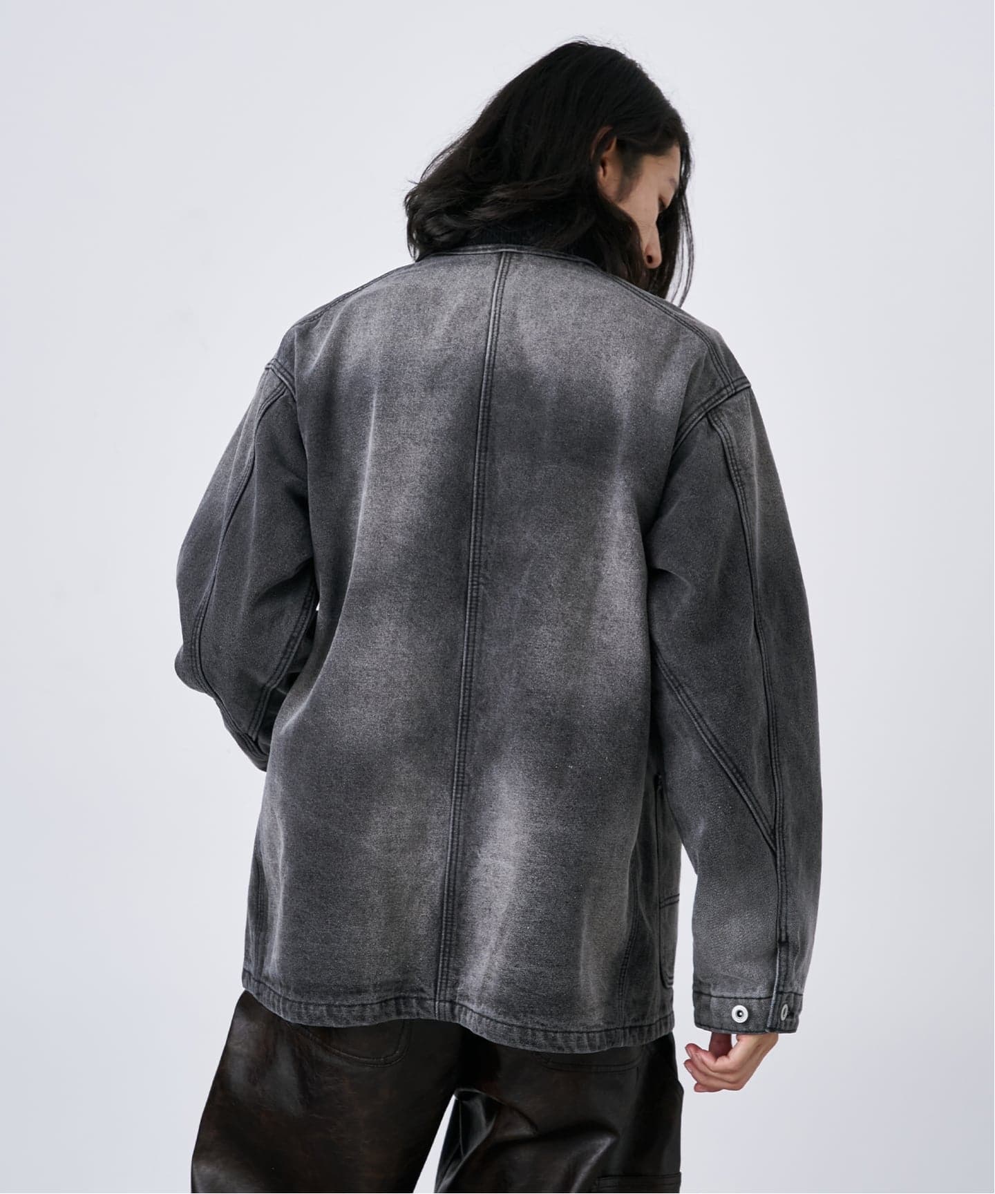 14oz フェード加工デニムカバーオール（カバーオール）｜B.C STOCK