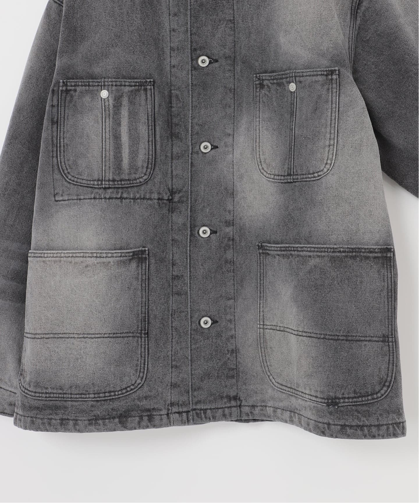 14oz フェード加工デニムカバーオール（カバーオール）｜B.C STOCK