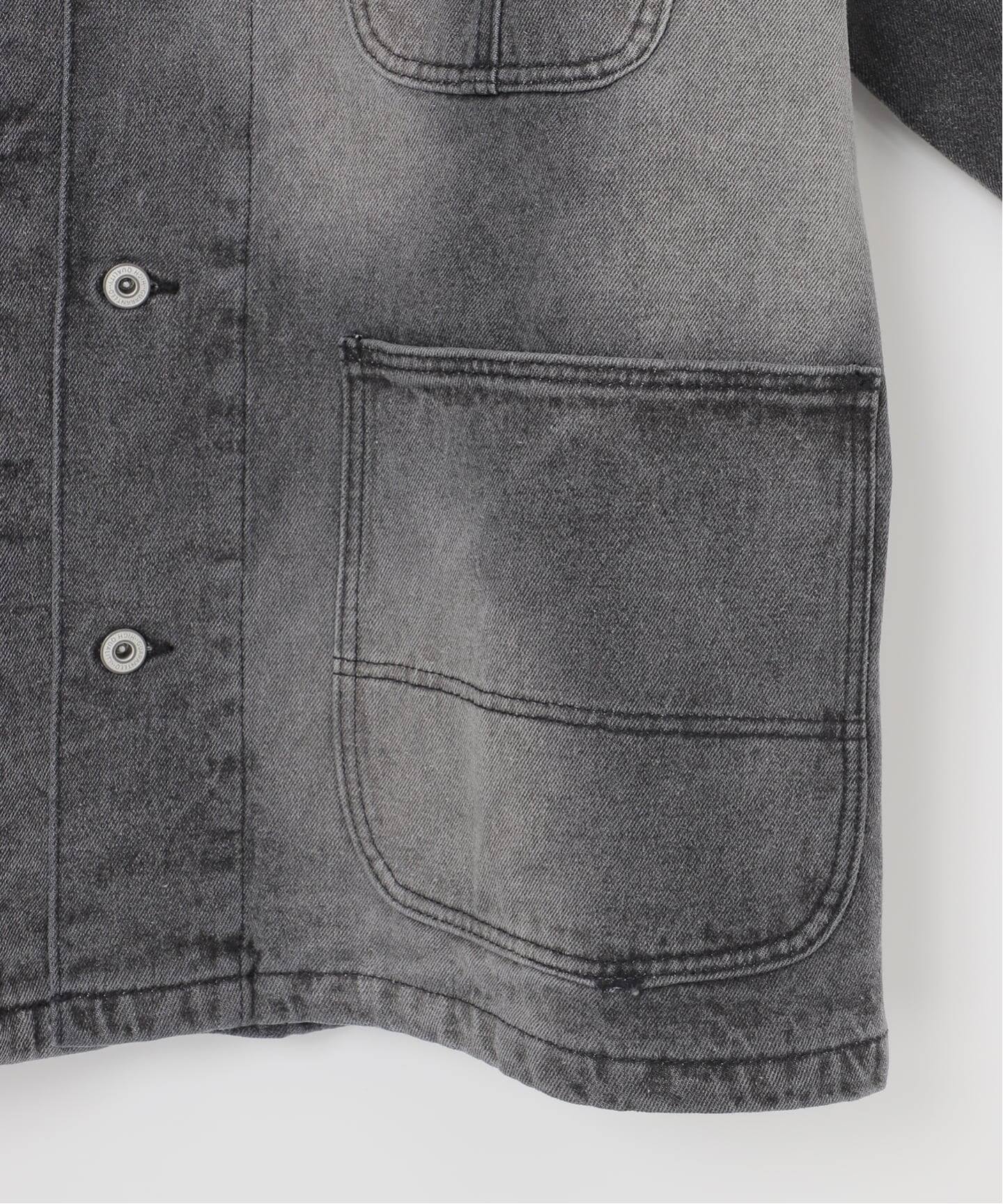 14oz フェード加工デニムカバーオール（カバーオール）｜B.C STOCK