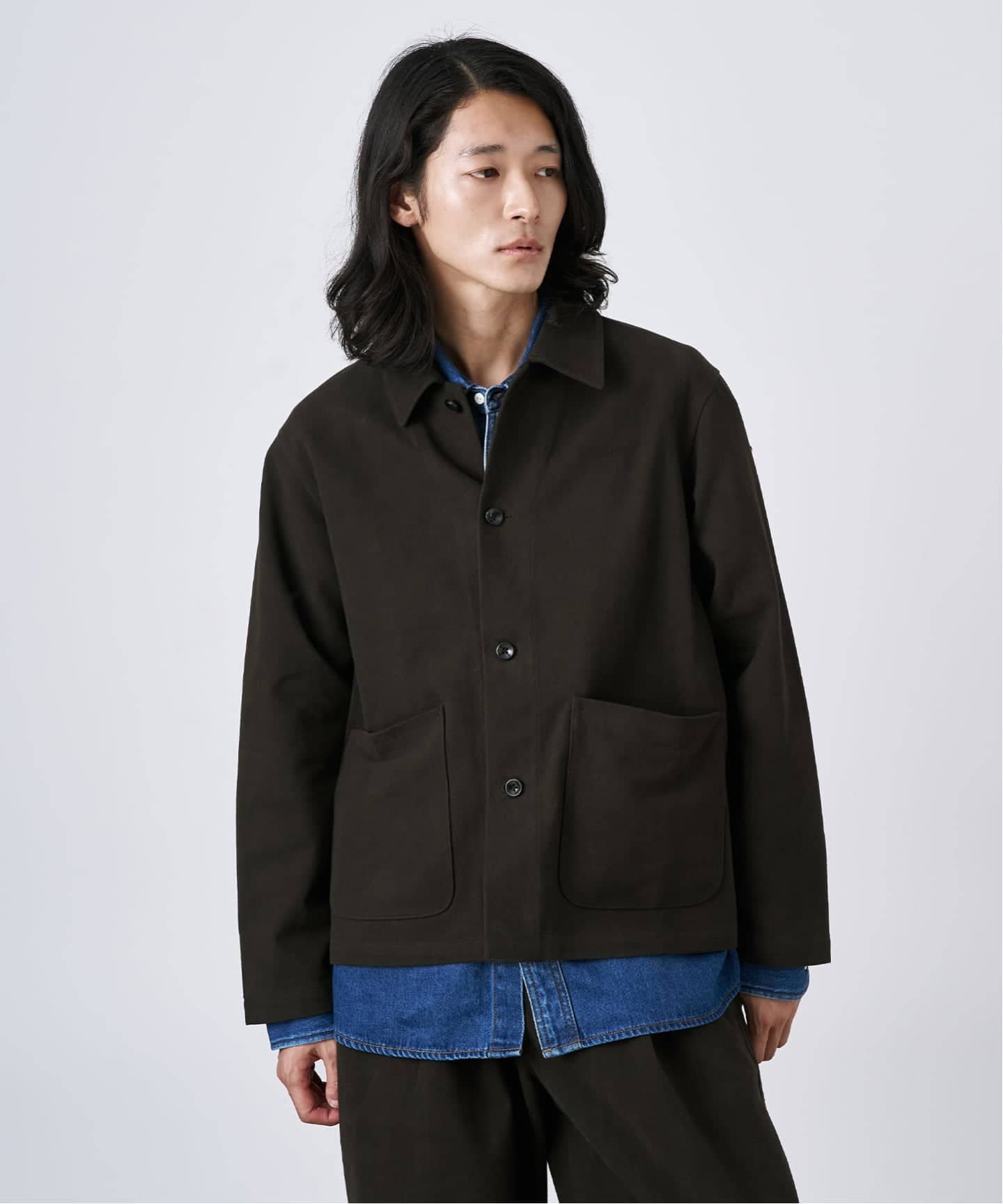 FOREMOST ブラックモールスキン カバーオール 40 Lサイズ FOREMOST ブラックモールスキン カバーオール 40 Lサイズ - メルカリ