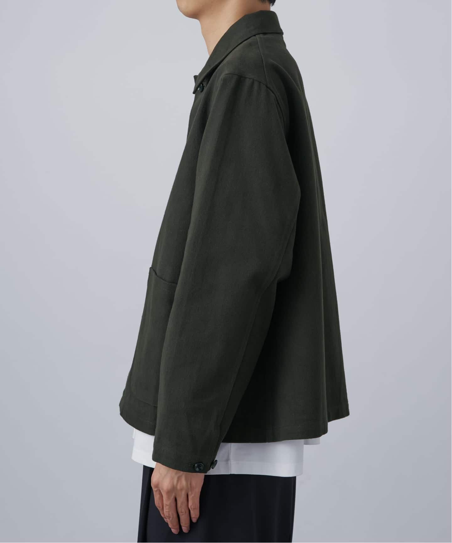 Vulcain ブラックモールスキンカバーオール 40's】French Vintage Black Light Moleskin Work Jacket