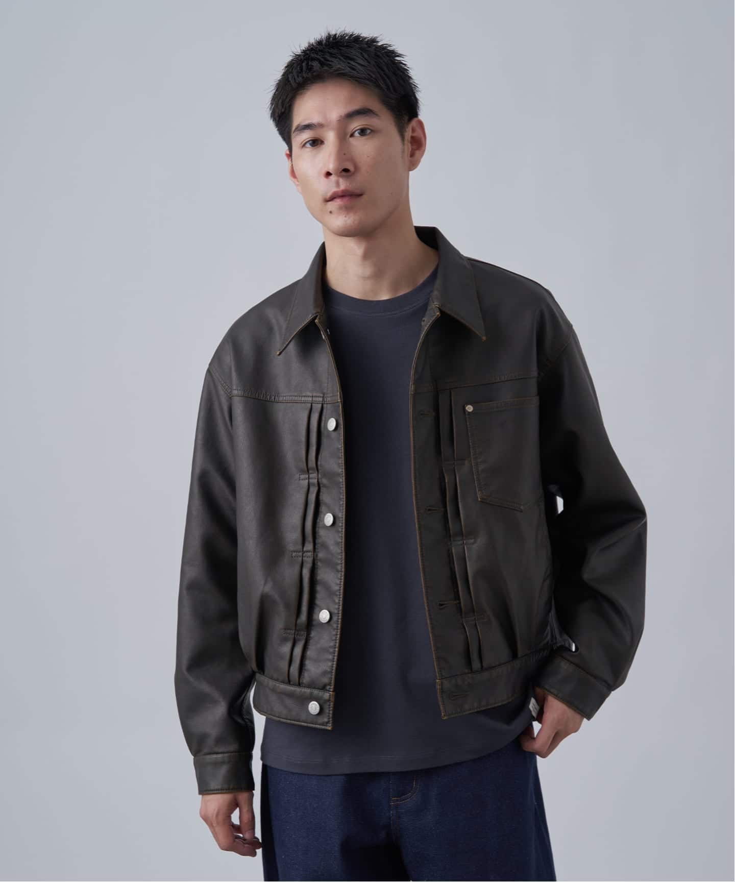 美品　24AWベイクルーズ　カルメール　RE-ACTIVEポンチョ　定価３万 ストールポンチョ(マフラー・ストール・スカーフ)｜EVEX by