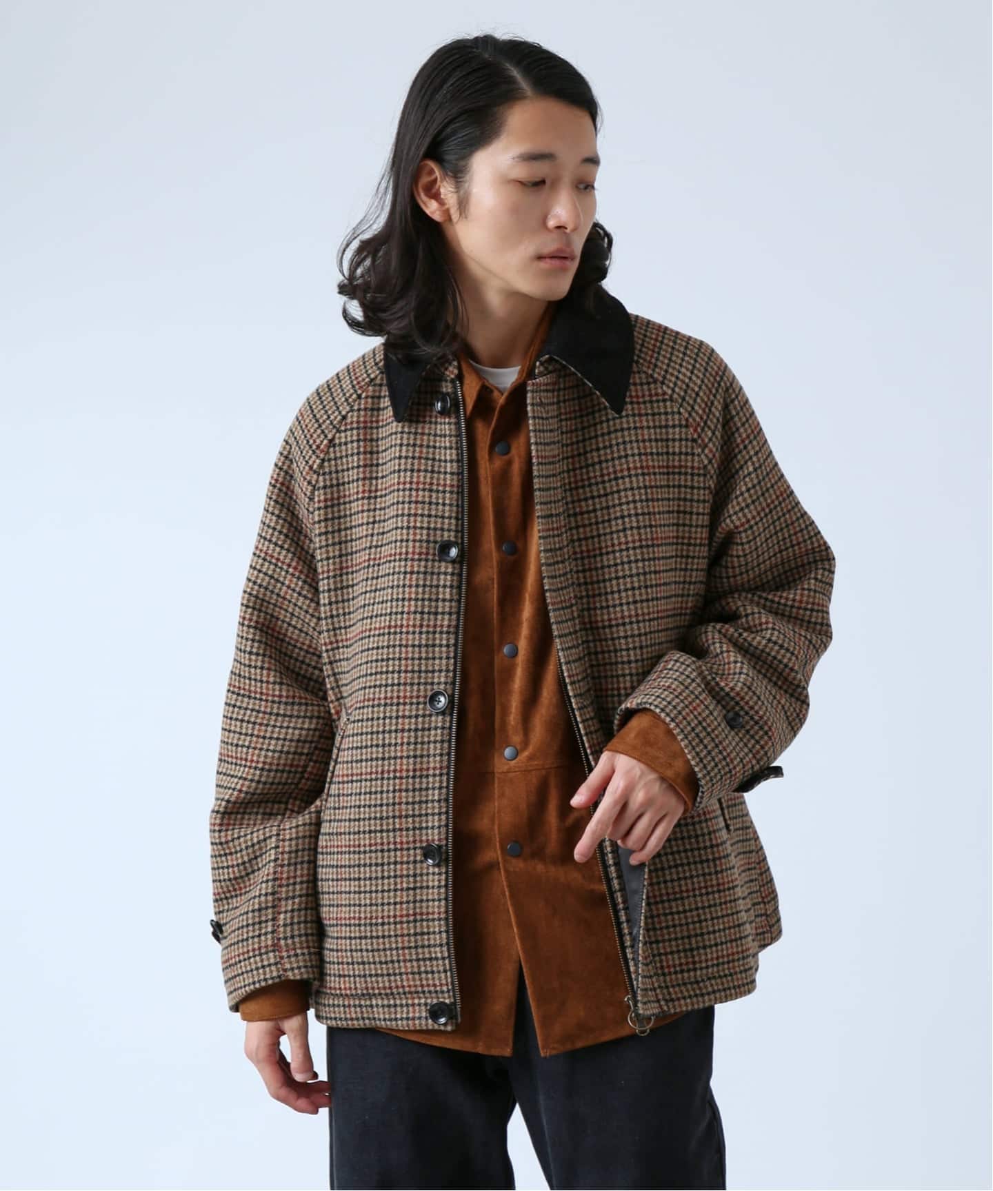 WOOL BLEND ハンティングブルゾン（その他ブルゾン／アウター）｜B.C
