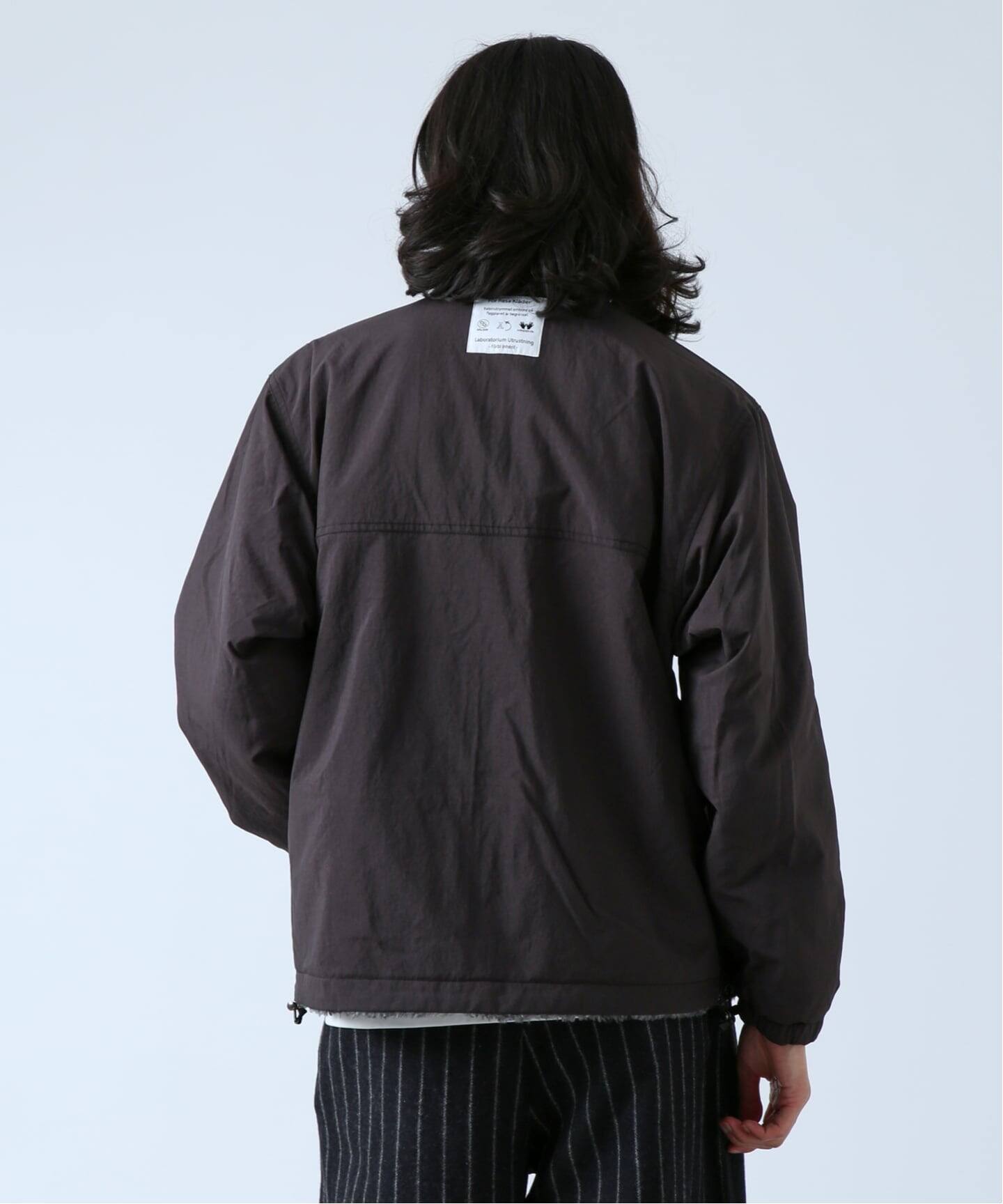 移動ポケット☆リバティ ホップオンホップオフ カーキベージュ×チャコールグレー OLIVEDRAB/オリーブドラブ】 リバーシブル PARK ボアジャケット（ボア