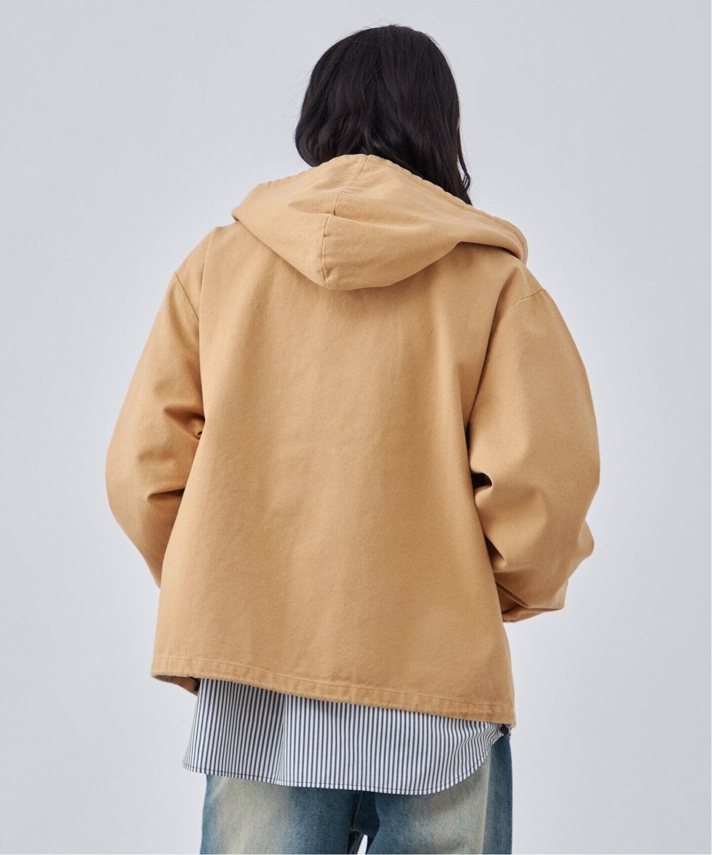 パラスパレス　フード付きベージュ　ブルゾン Yahoo!オークション - パラスパレス Pal'las Palace ライナー付 フーデ