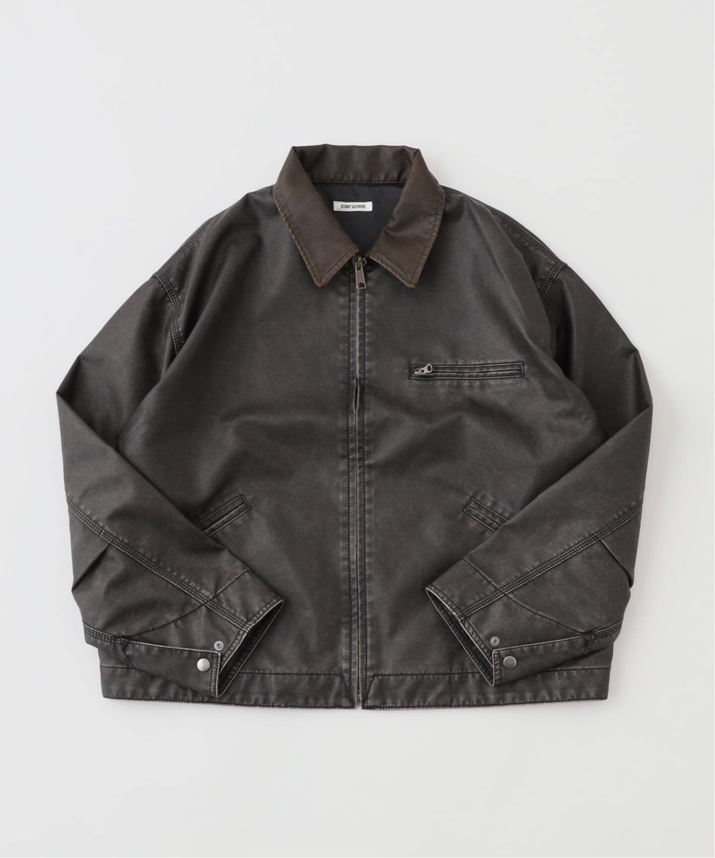 Carhartt ワークジャケット カバーオール フェード フェードレザー ワークカバーオール / Faded Faux Leather Work