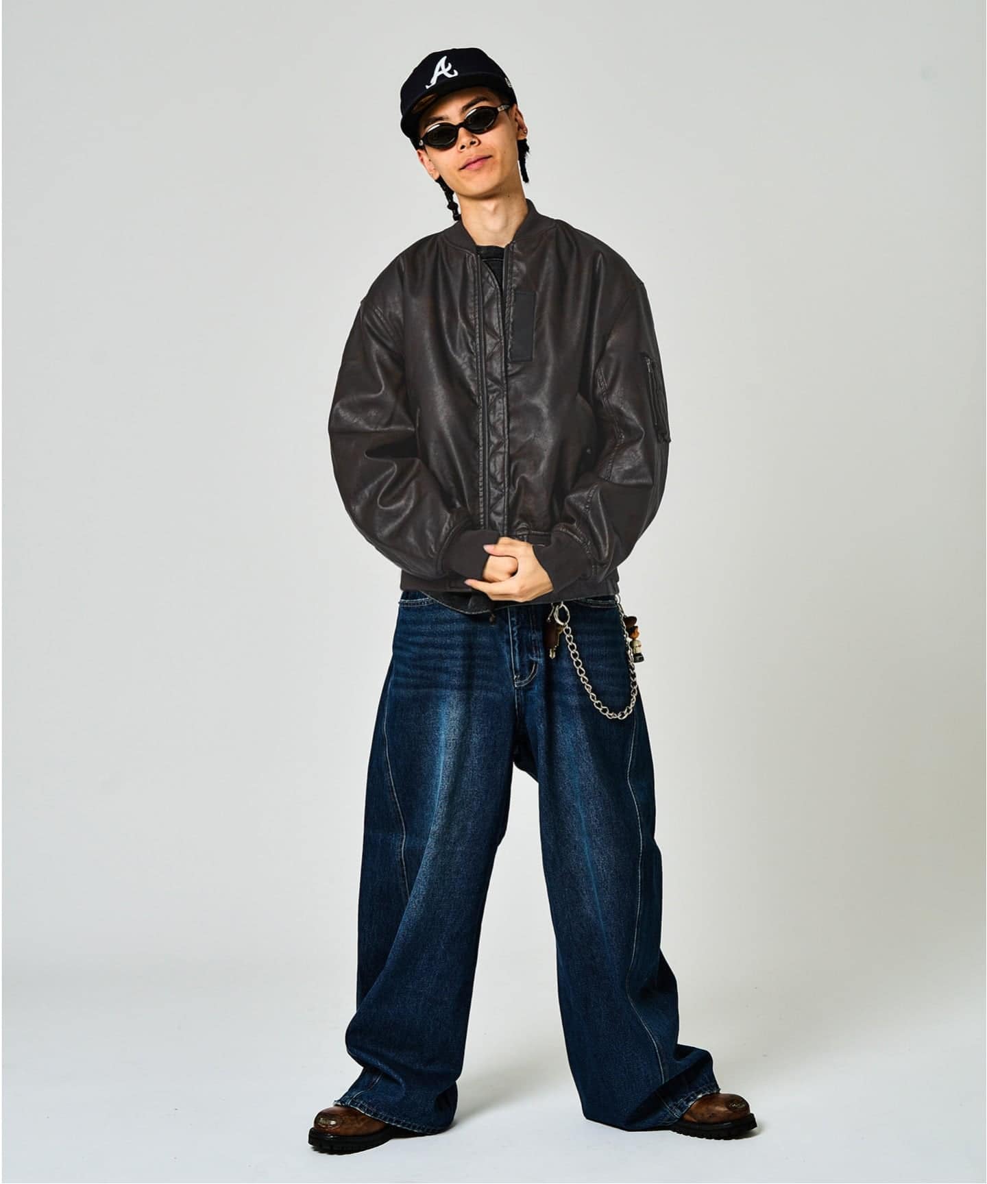 フェードレザー L-2B / Faded Faux Leather L-2B（その他ブルゾン