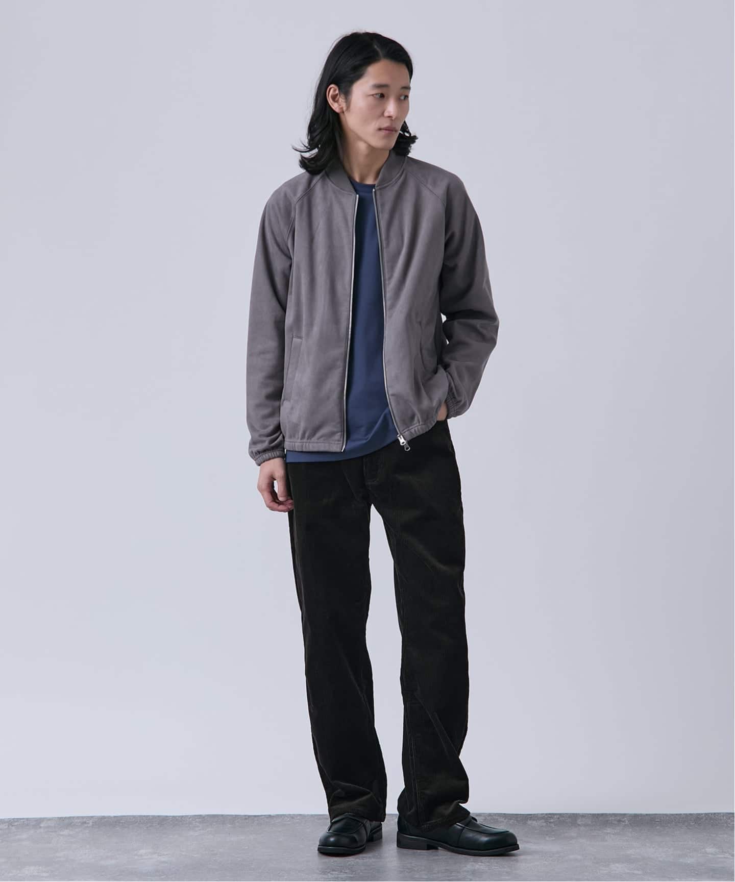 ヴィーガンスエード ブルゾン（その他ブルゾン／アウター）｜B.C STOCK