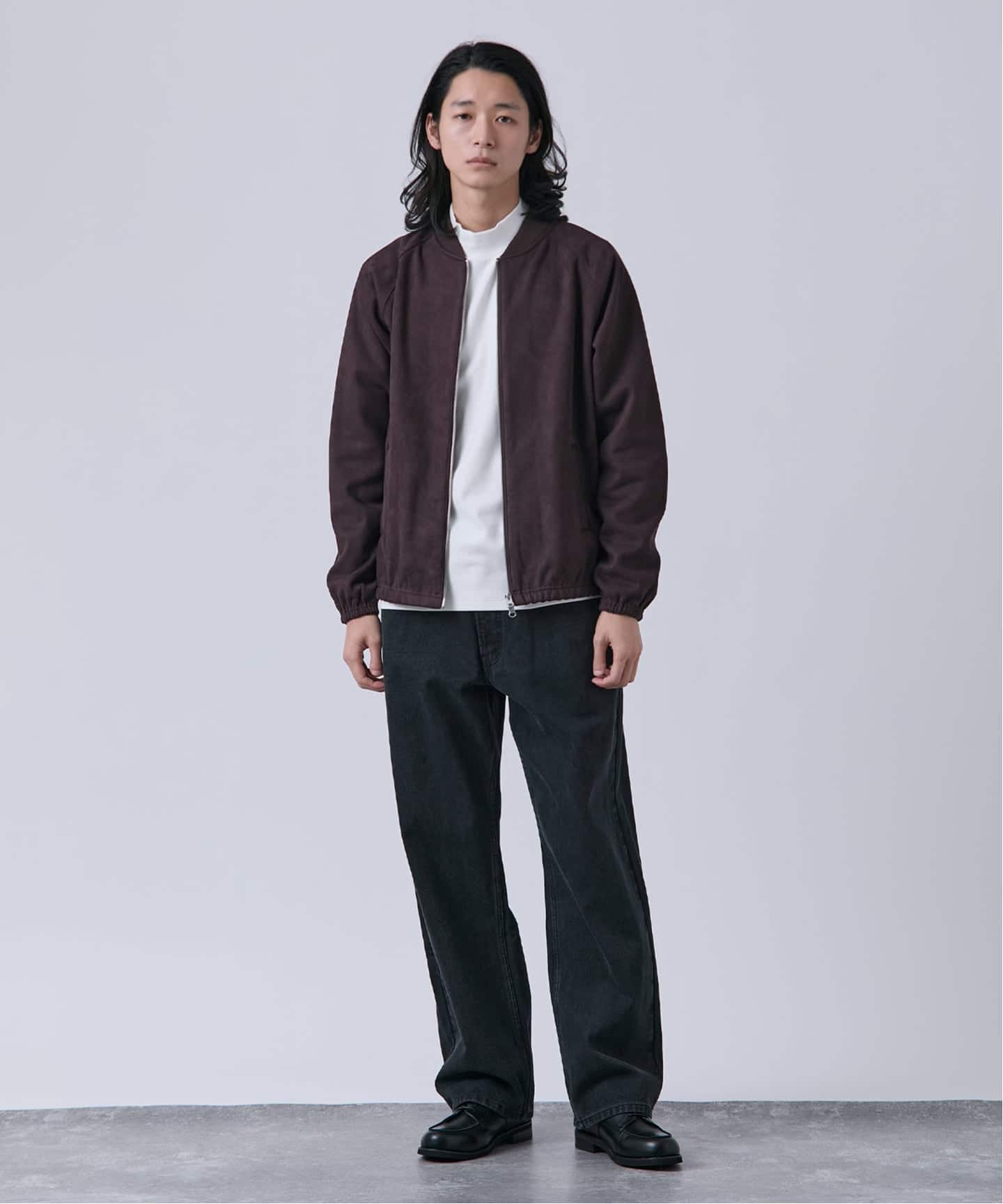 ヴィーガンスエード ブルゾン（その他ブルゾン／アウター）｜B.C STOCK