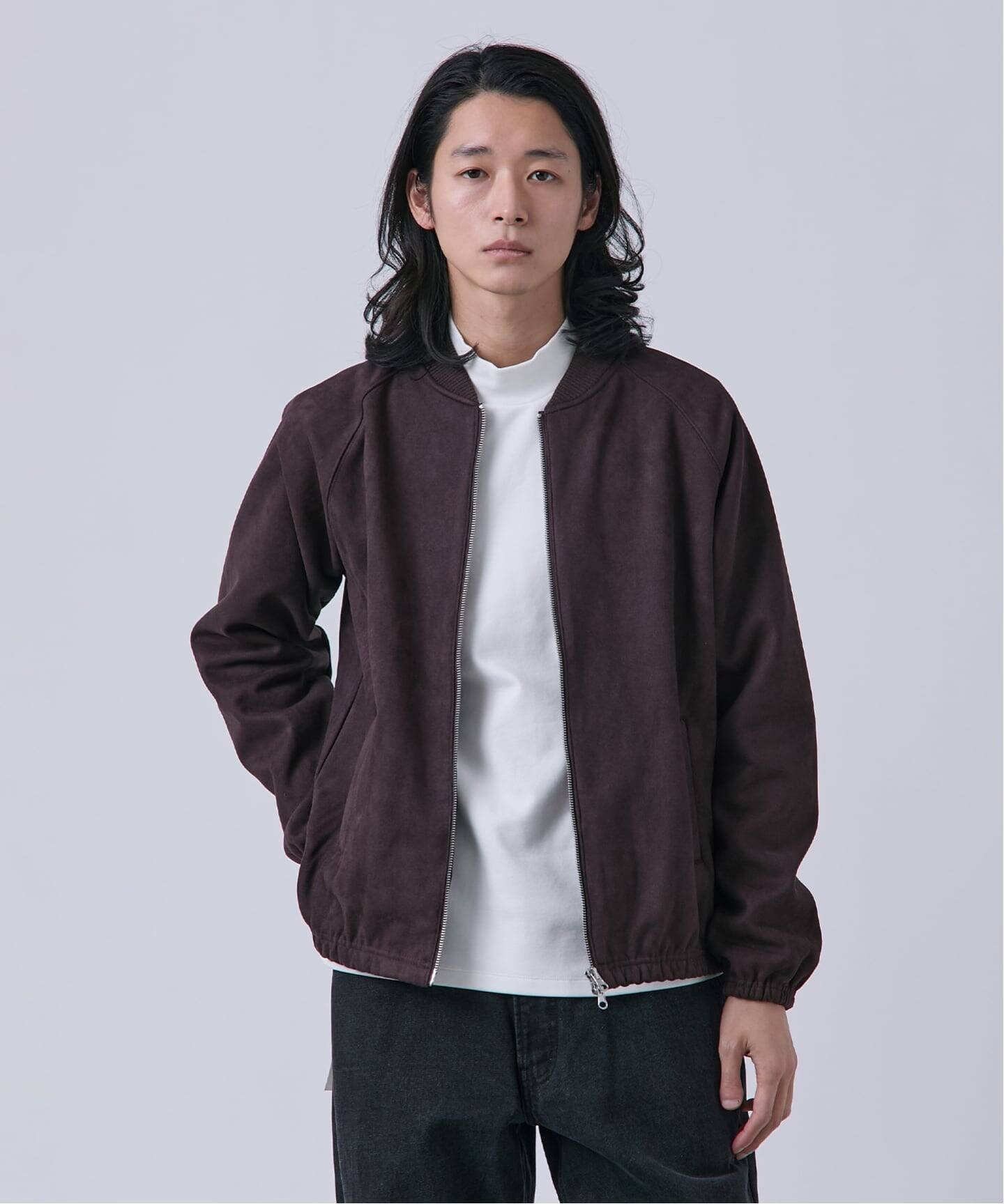 ヴィーガンスエード ブルゾン（その他ブルゾン／アウター）｜B.C STOCK 