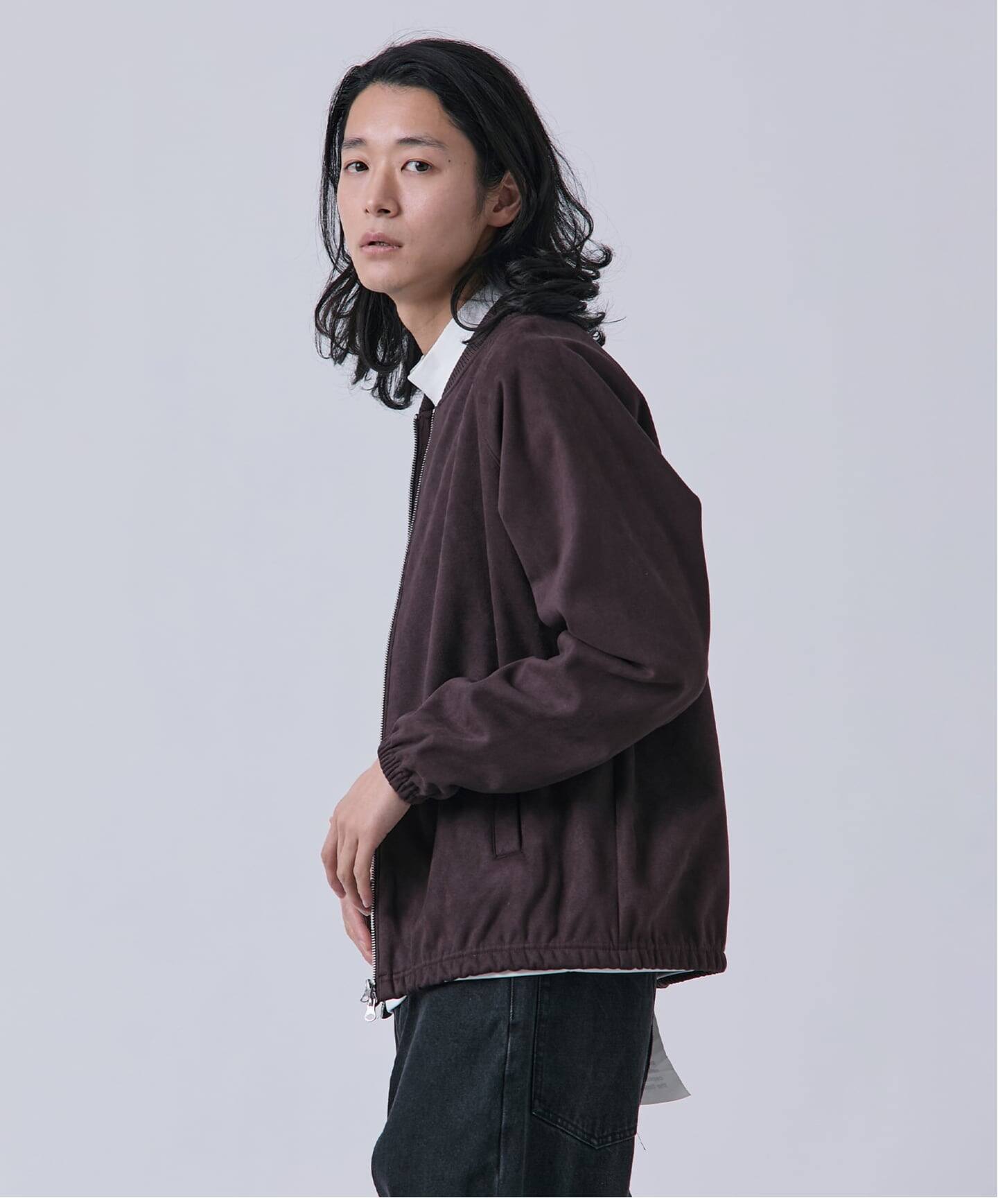 ヴィーガンスエード ブルゾン（その他ブルゾン／アウター）｜B.C STOCK