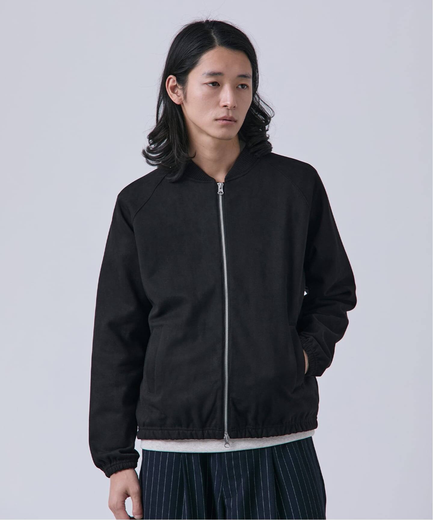 ヴィーガンスエード ブルゾン（その他ブルゾン／アウター）｜B.C STOCK 