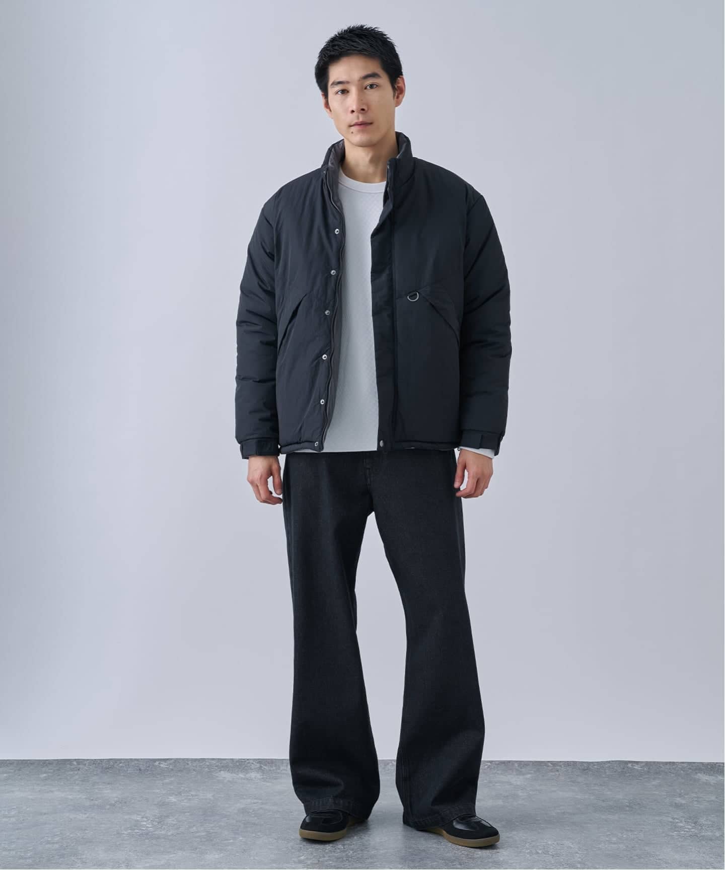 リバーシブルカラーブルゾン（中綿・キルティング）｜B.C STOCK（ベー