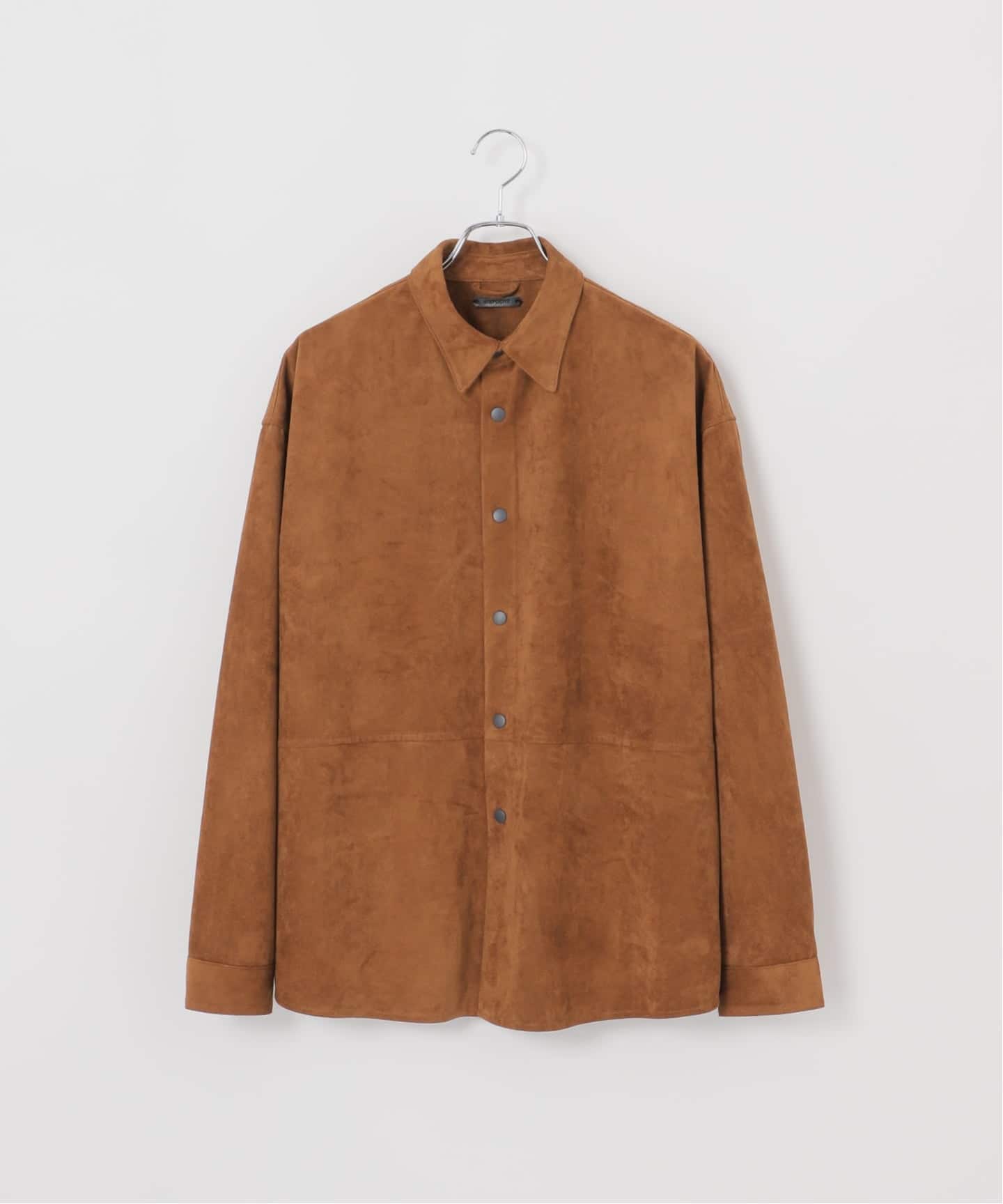 フェイク レザー / スエード シャツジャケット（レザージャケット