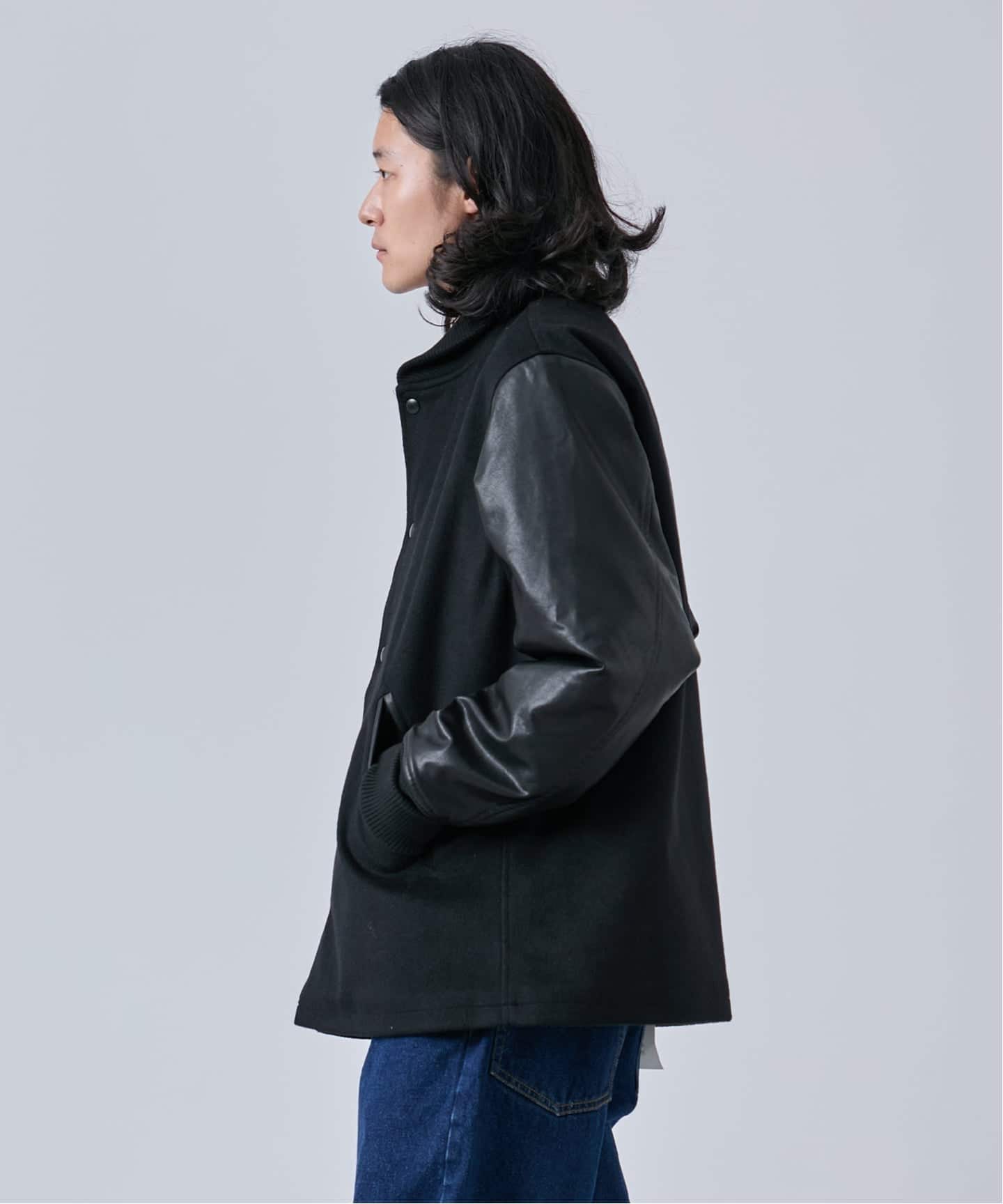 タスマニアウール ウインドシャフト バーシティージャケット