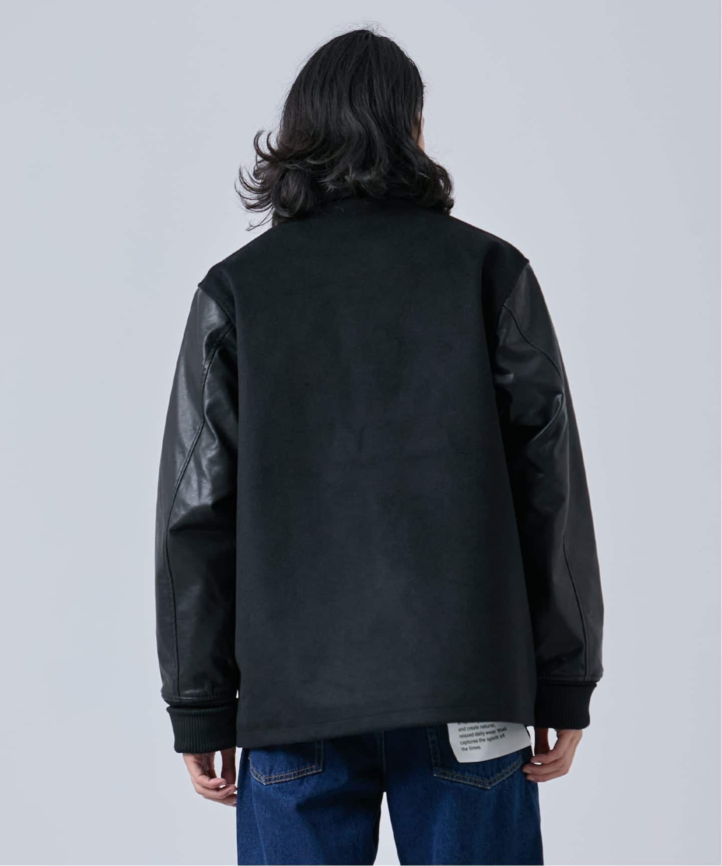 タスマニアウール ウインドシャフト バーシティージャケット