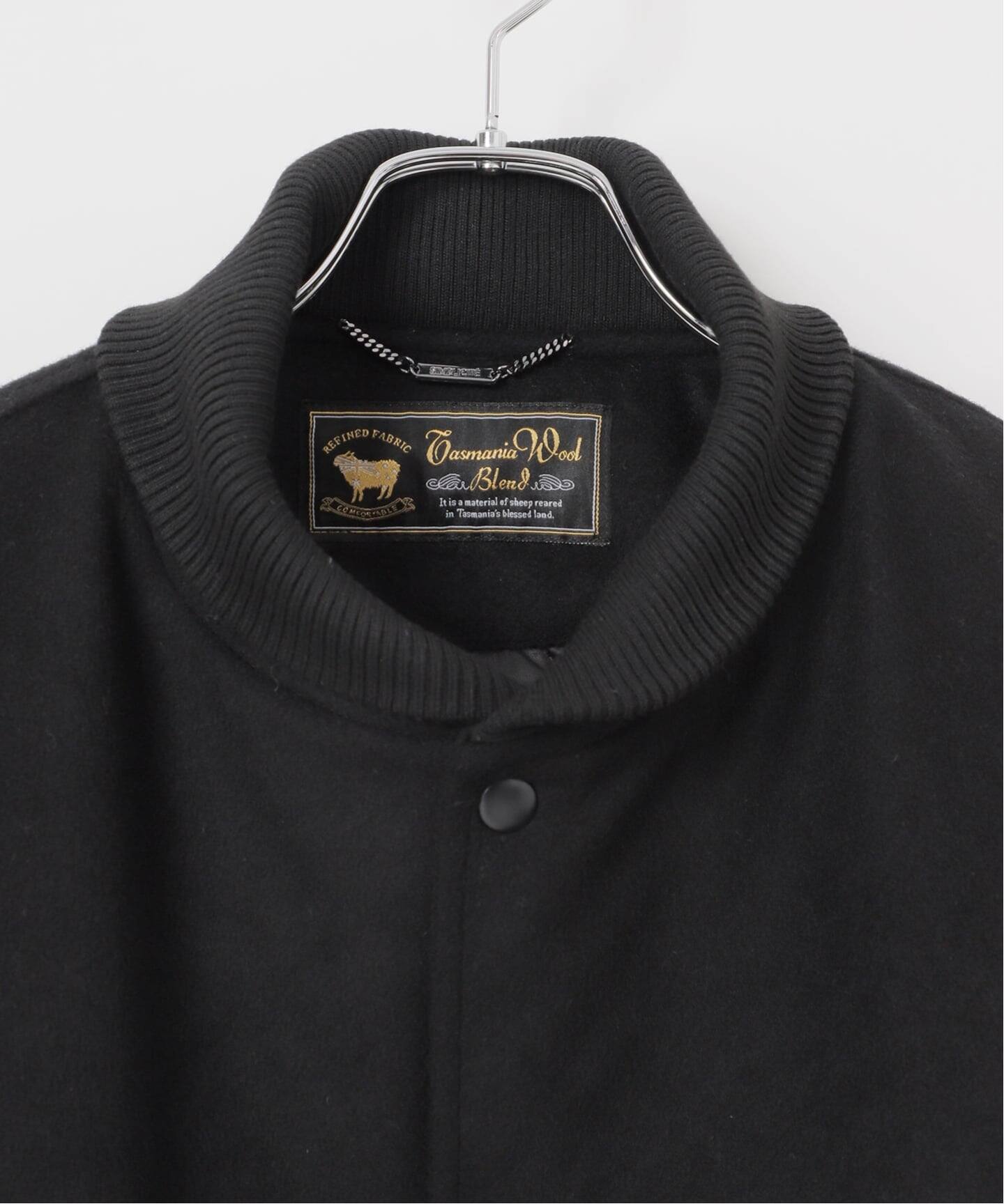 タスマニアウール ウインドシャフト バーシティージャケット