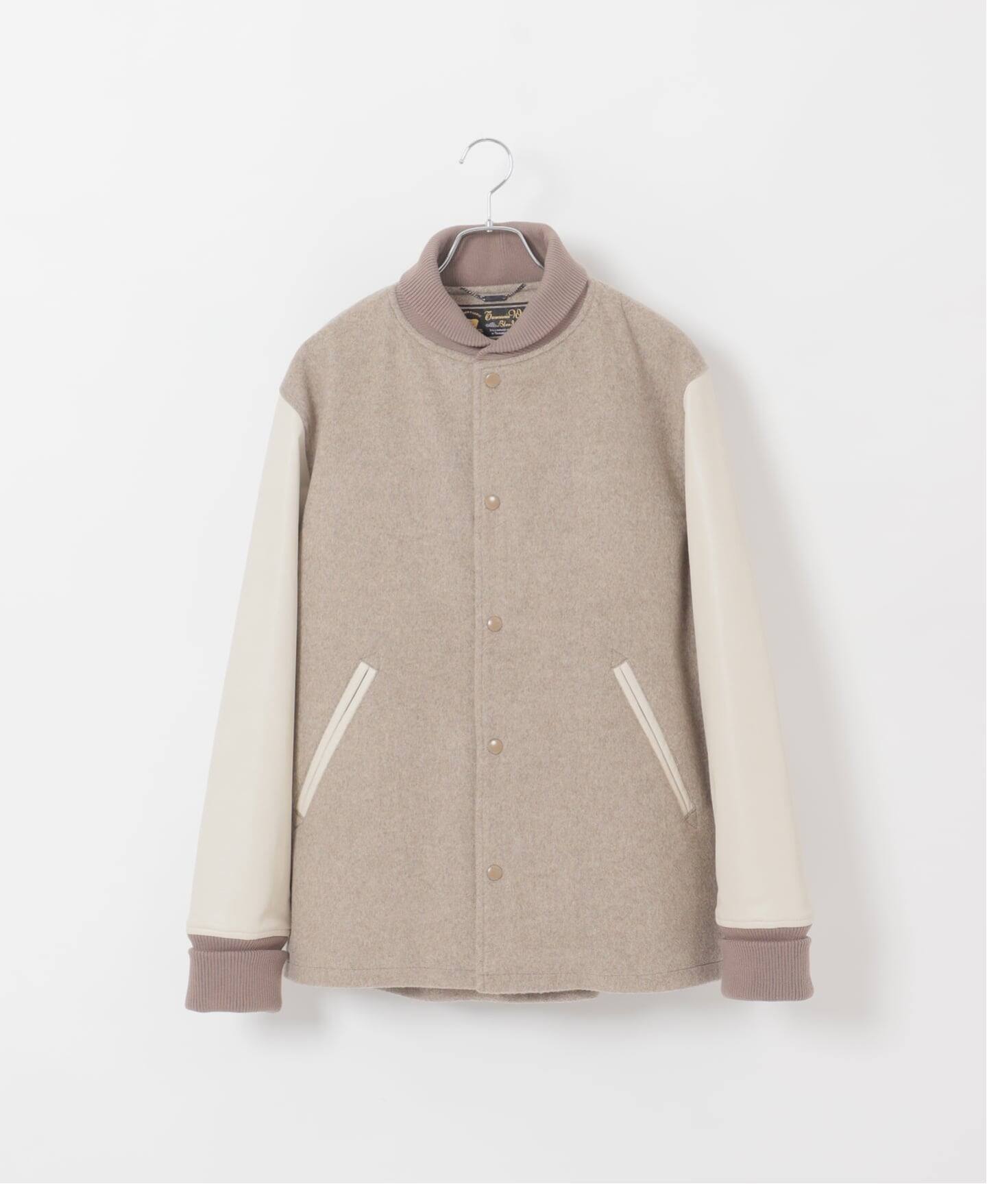 タスマニアウール ウインドシャフト バーシティージャケット