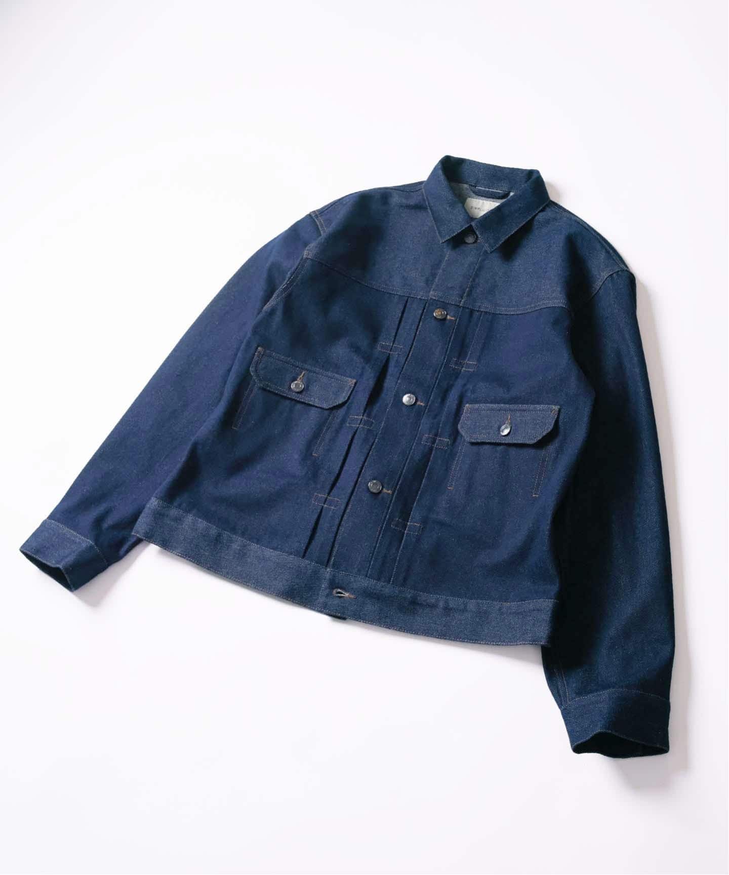 追加2》12.5oz TYPE2 リジットデニムジャケット（デニム