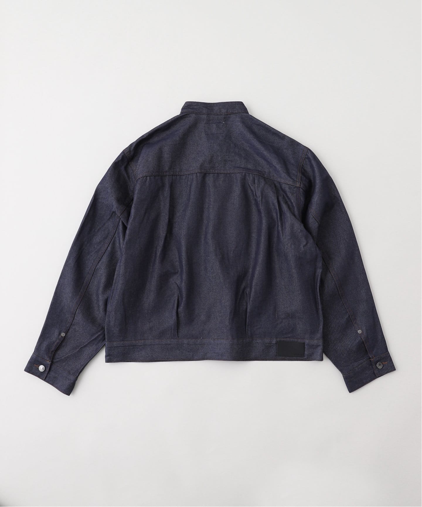 cft. セレクト品　スタンドカラーデニムJK ブラック ボアデニム切替スタンドカラージャケット - YEVS