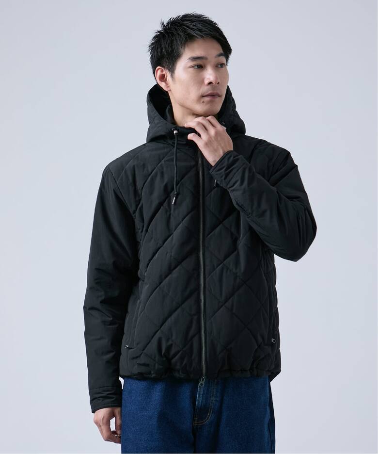 Eddie Bauer 別注 中綿 フードダウンジャケット（中綿・キルティング 