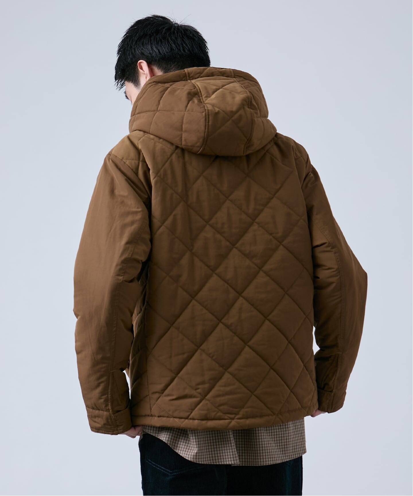 Eddie Bauer 別注 中綿 フードダウンジャケット（中綿・キルティング