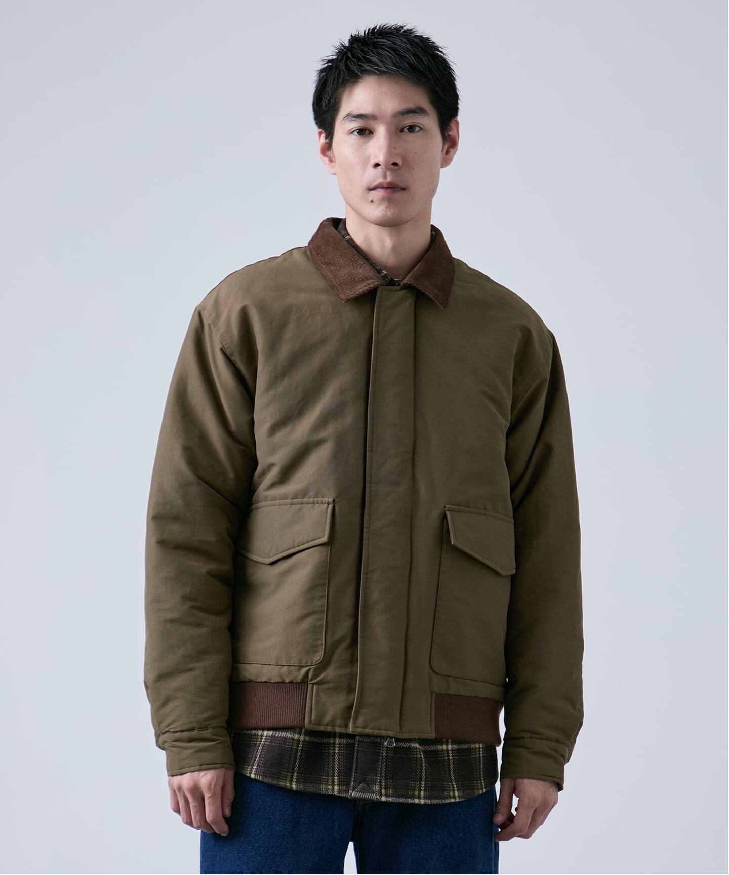 Eddie Bauer 別注 コーデュロイ フライトジャケット（中綿