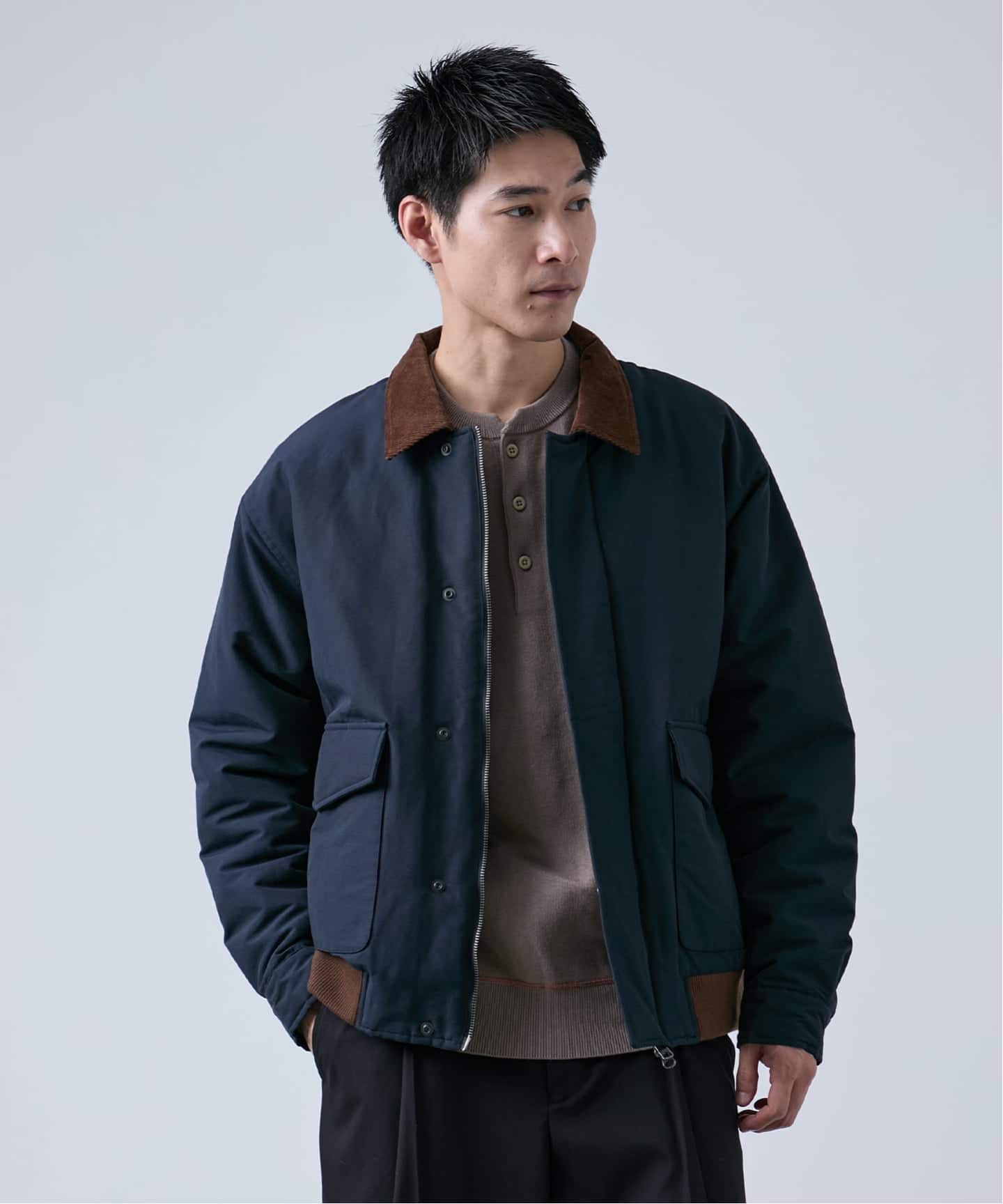 Eddie Bauer 別注 コーデュロイ フライトジャケット（中綿