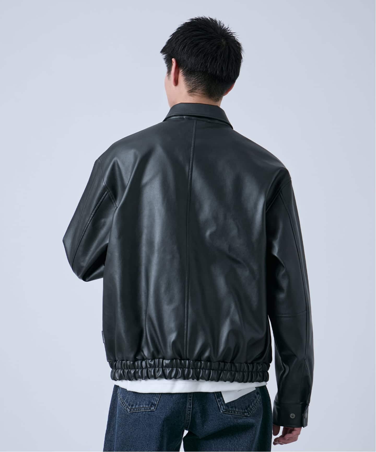 Eddie Bauer 別注 フェイクレザーブルゾン（レザージャケット）｜B.C