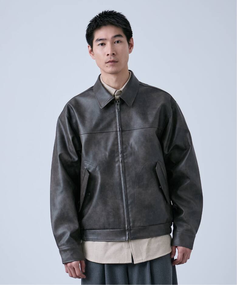 Eddie Bauer LEGEND 本革 レザージャケット 革ジャン Eddie Bauer 別注 