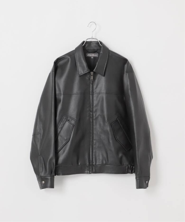 Eddie Bauer 別注 フェイクレザーブルゾン（レザージャケット）｜B.C 