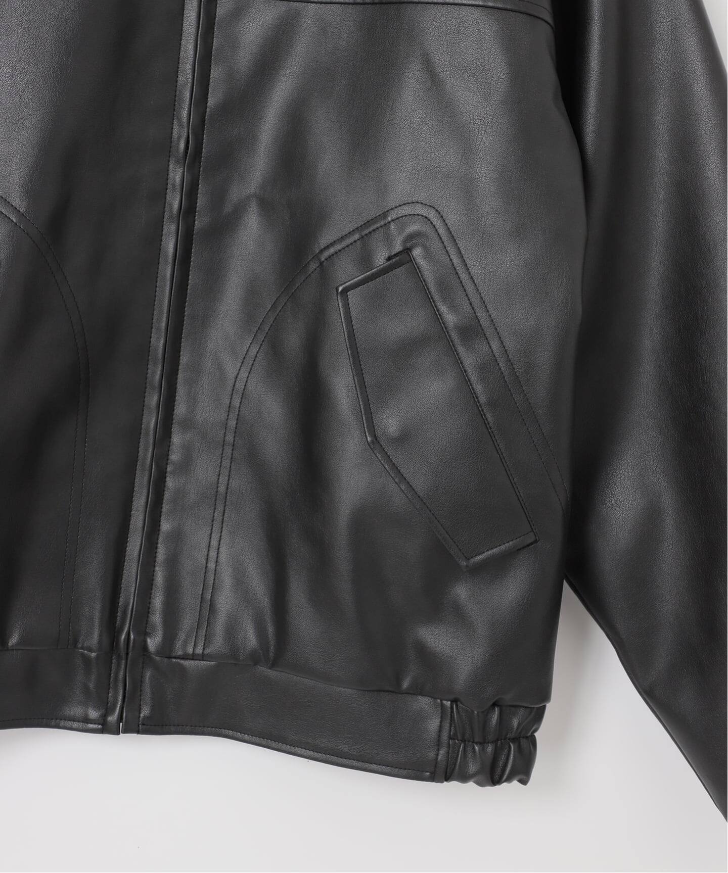 Eddie Bauer 別注 フェイクレザーブルゾン（レザージャケット）｜B.C