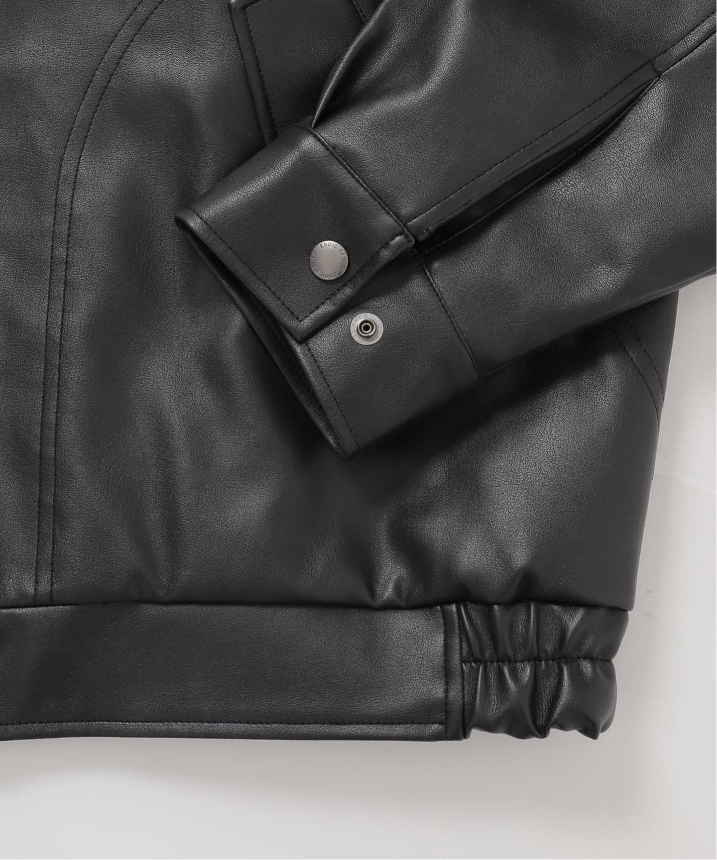 Eddie Bauer 別注 フェイクレザーブルゾン（レザージャケット）｜B.C