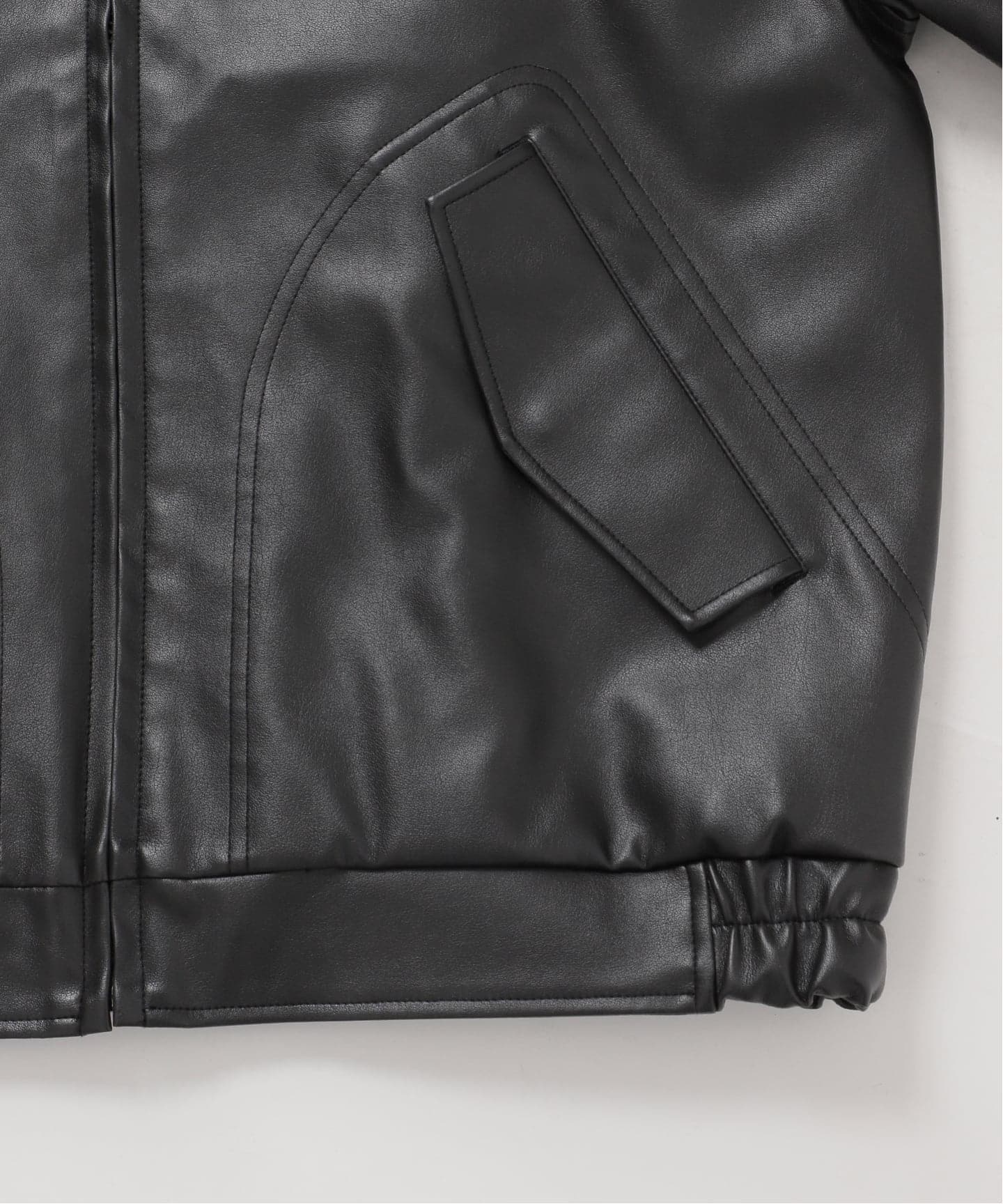 Eddie Bauer 別注 フェイクレザーブルゾン（レザージャケット）｜B.C