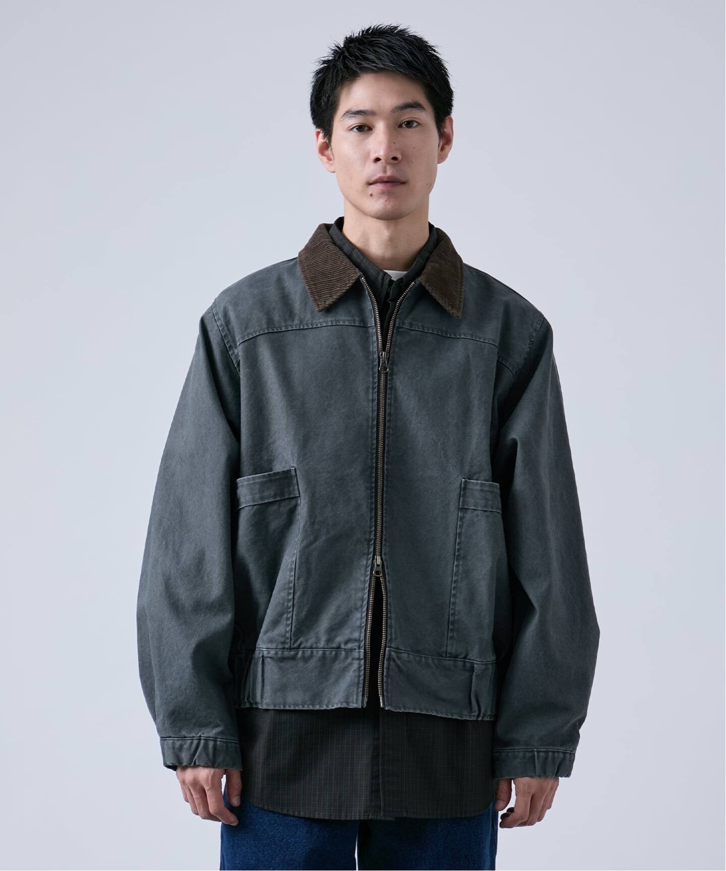 ＊o Bresci＊ミリタリーブルゾン ブラック M M.M.W/ビッグシルエット LEVEL7 JACKET/中綿 スタンドカラー