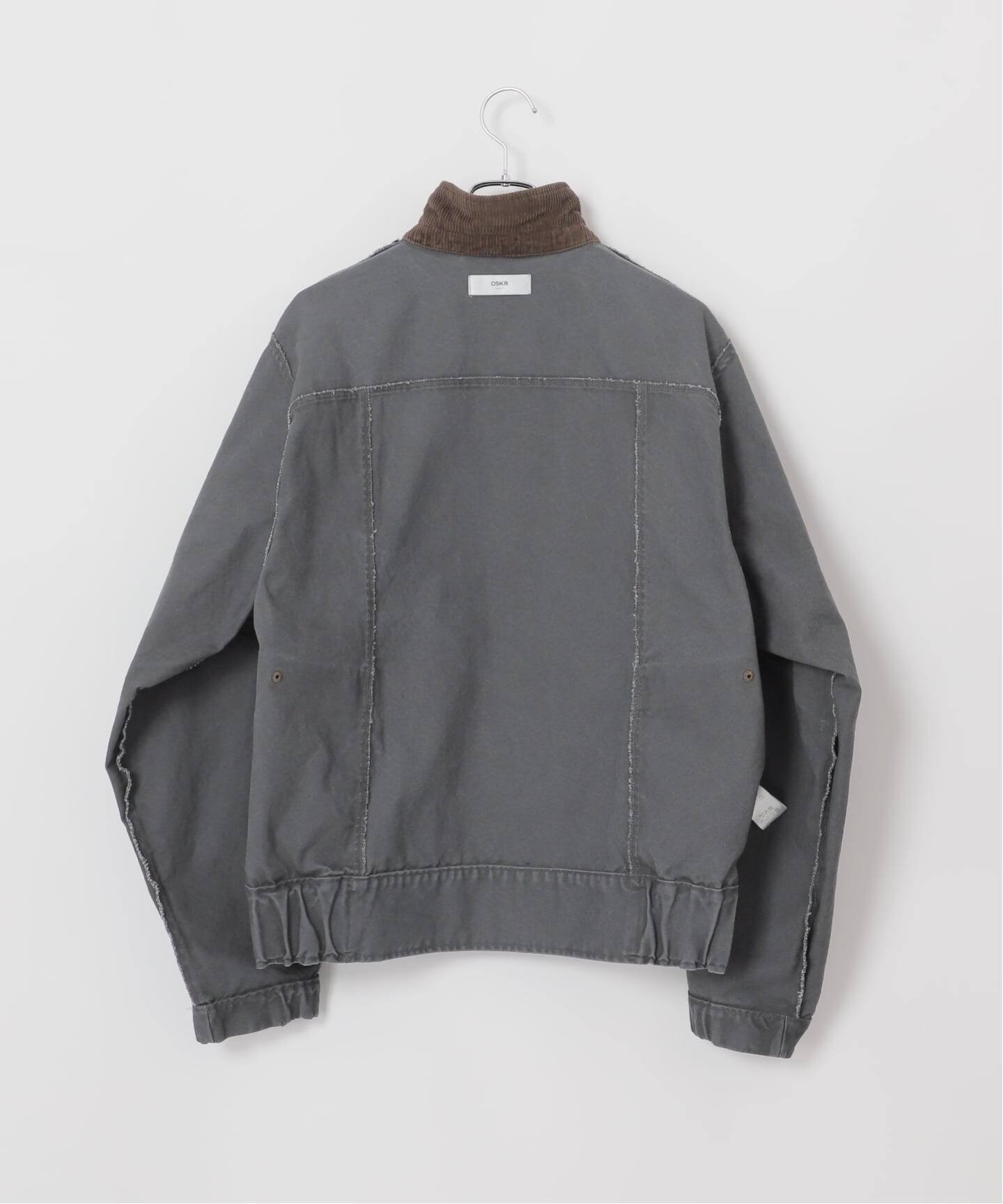 OSKR別注 ジップアップミリタリーダックブルゾン（ミリタリー）｜B.C