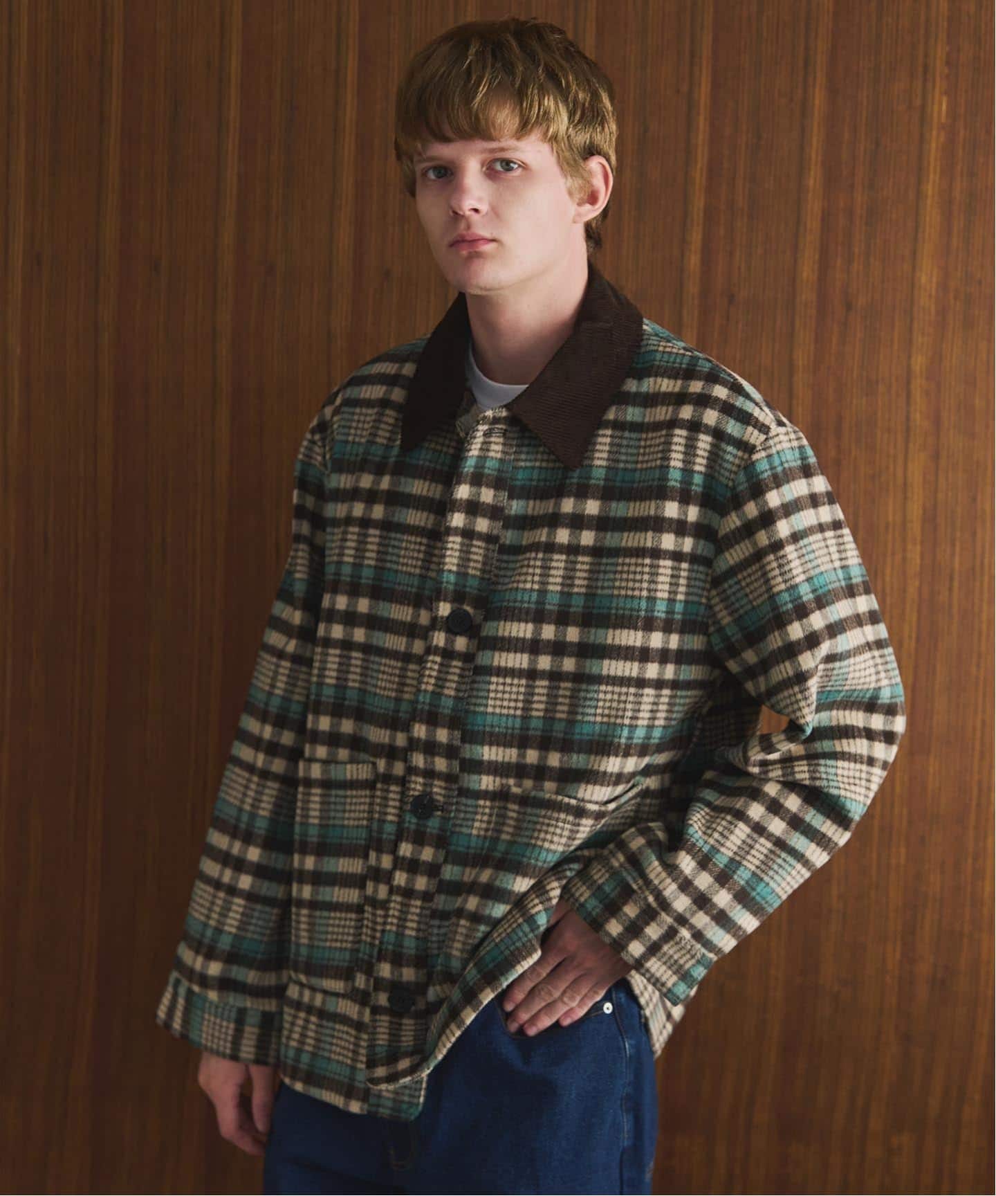 OSKR別注 シャギーチェックブルゾン（その他ブルゾン／アウター）｜B.C