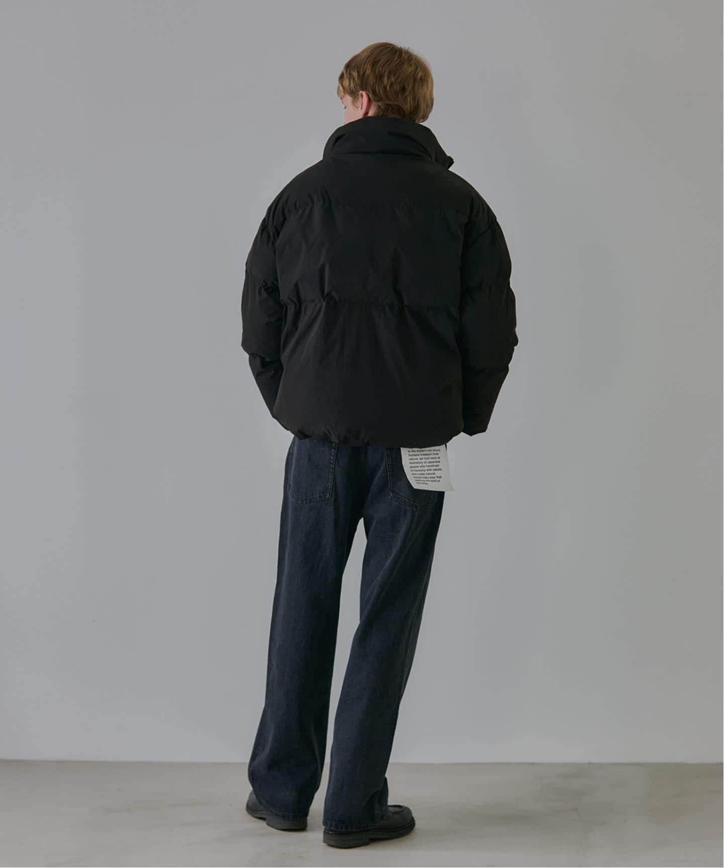 OSKR別注 スタンドカラーショートパフジャケット（中綿・キルティング