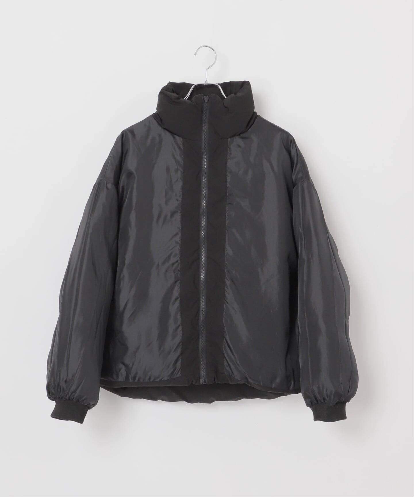 OSKR別注 スタンドカラーショートパフジャケット（中綿・キルティング