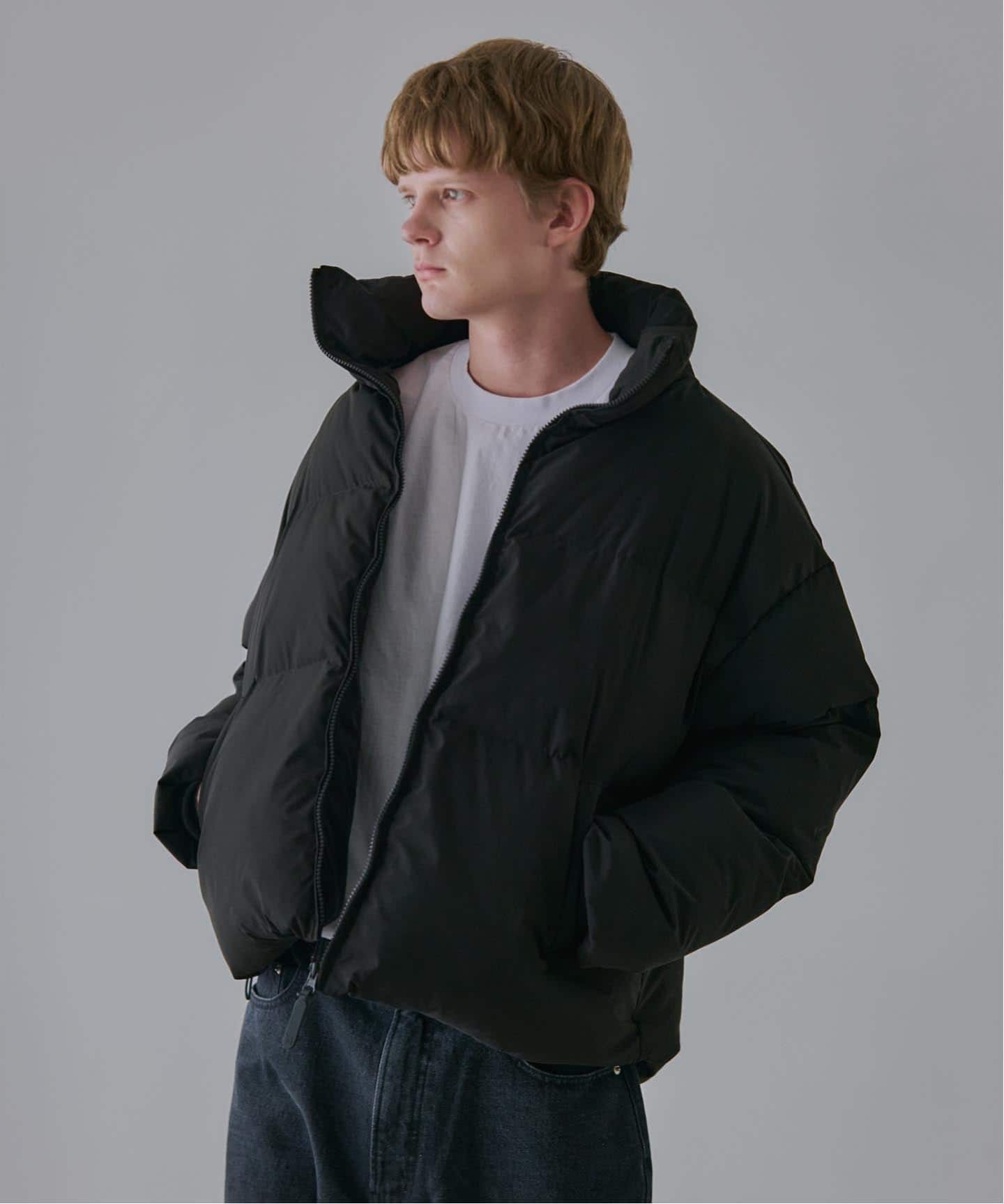 予約》OSKR別注 スタンドカラーショートパフジャケット（中綿