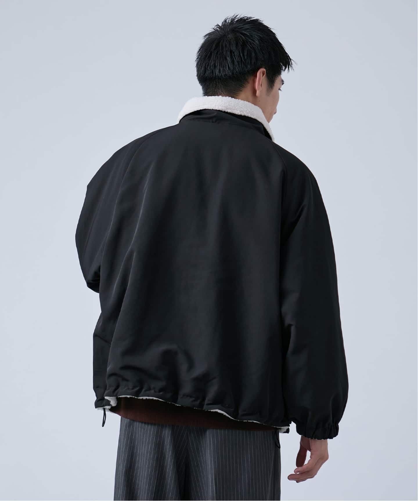 OSKR別注 リバーシブル ボアブルゾン（ボア・フリース）｜B.C STOCK