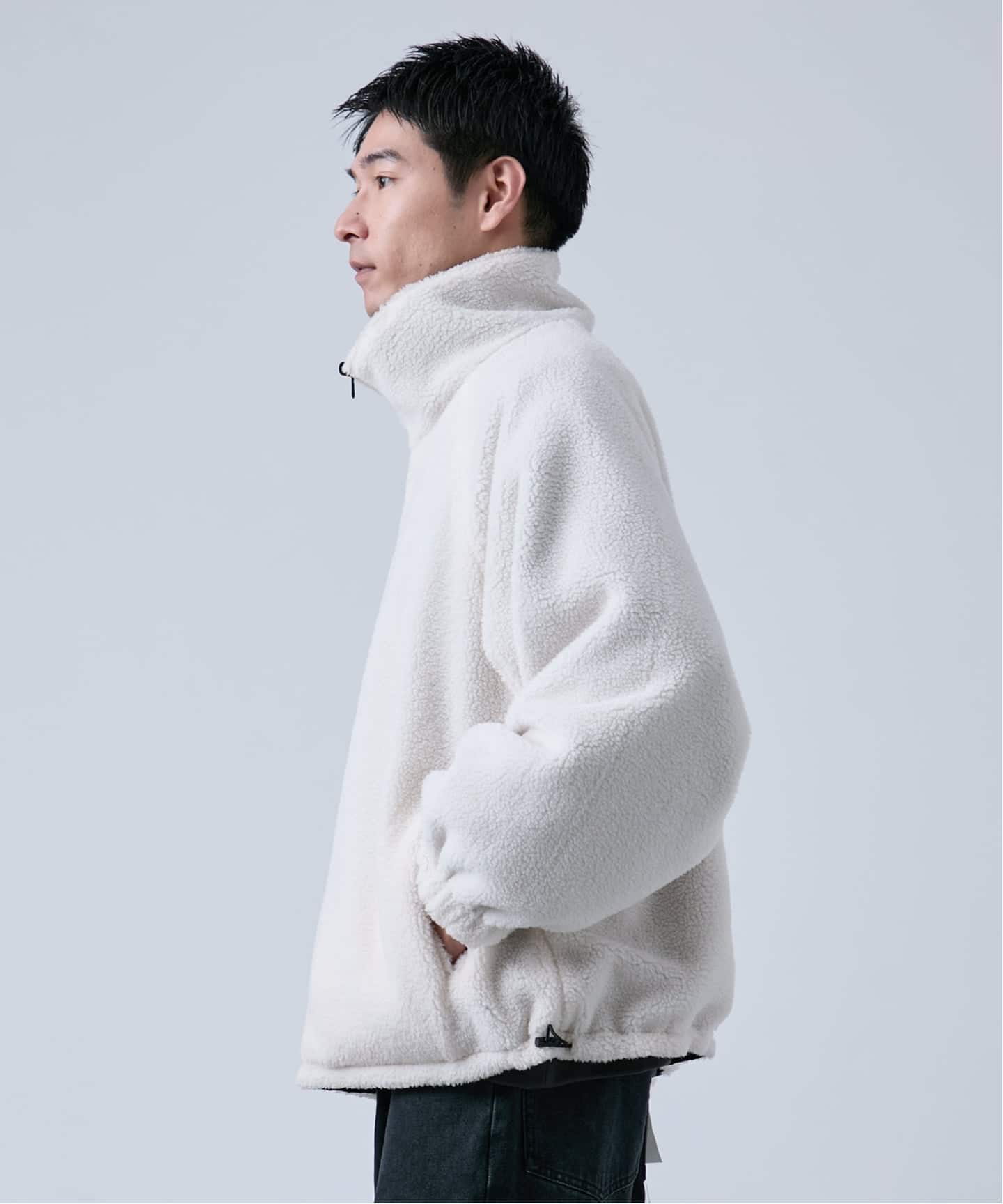 OSKR別注 リバーシブル ボアブルゾン（ボア・フリース）｜B.C STOCK