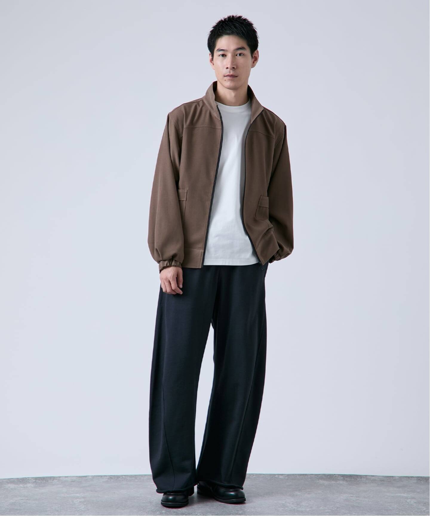 おすし様36ブラックブルゾン翌日発送 セール】SHIPS:〈手洗い可能〉TR サージ シャツ ジップ ブルゾン