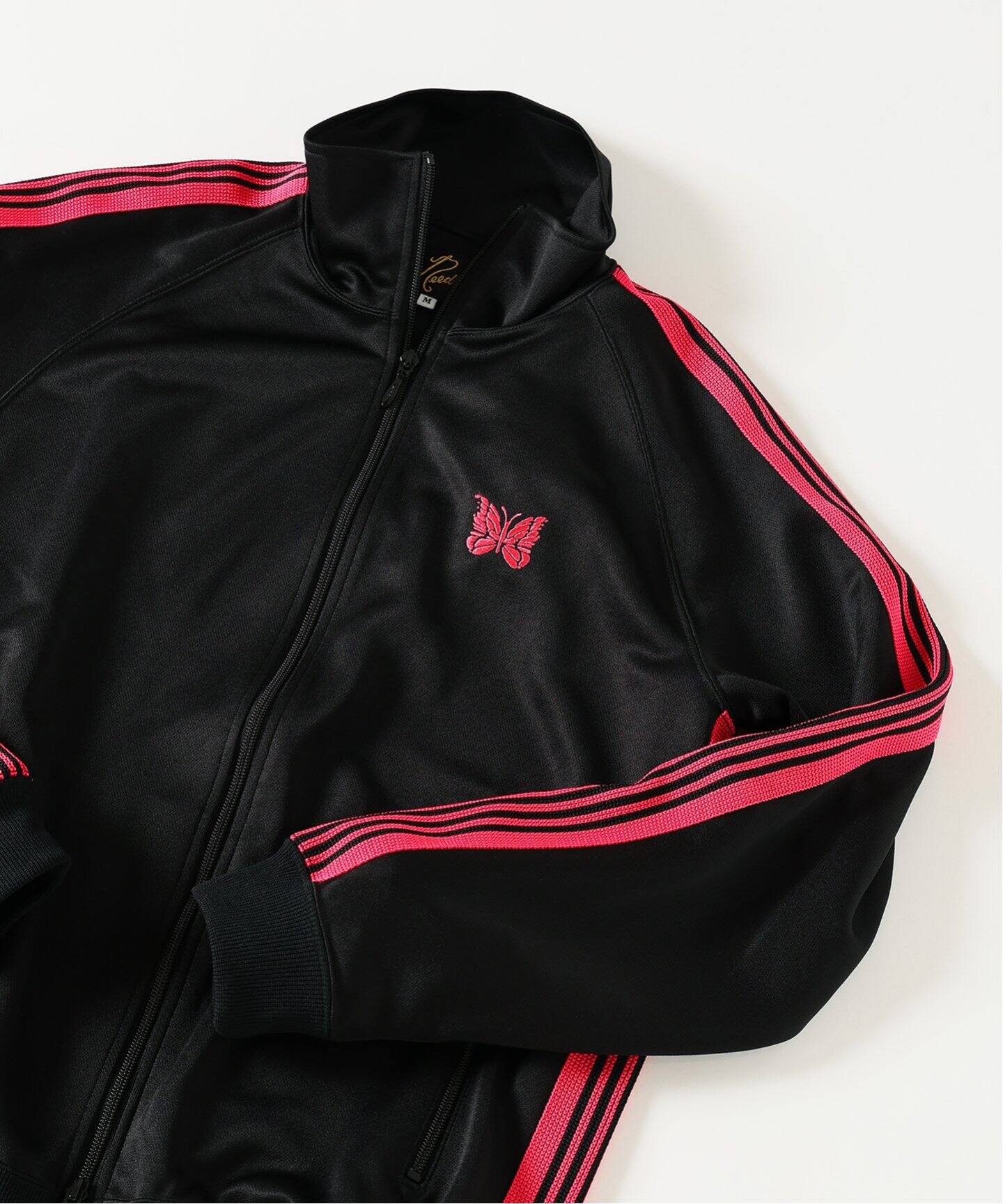 Needles フード付きジャケット Mサイズ ベージュ・ネイビー NEEDLES