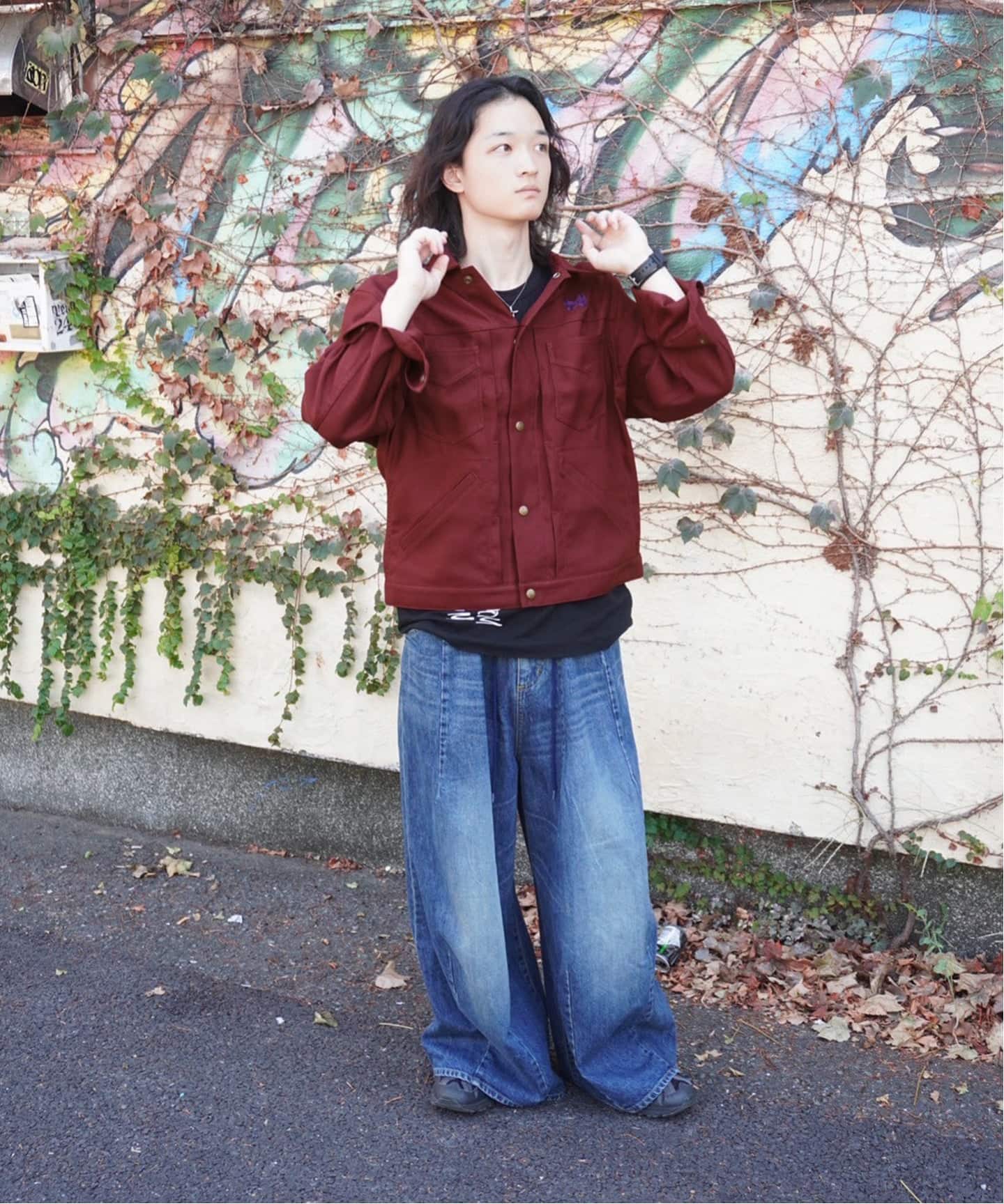 ジャケット・アウター Needles penny jean jacket needles penny jean jacket (purple) | a.plus