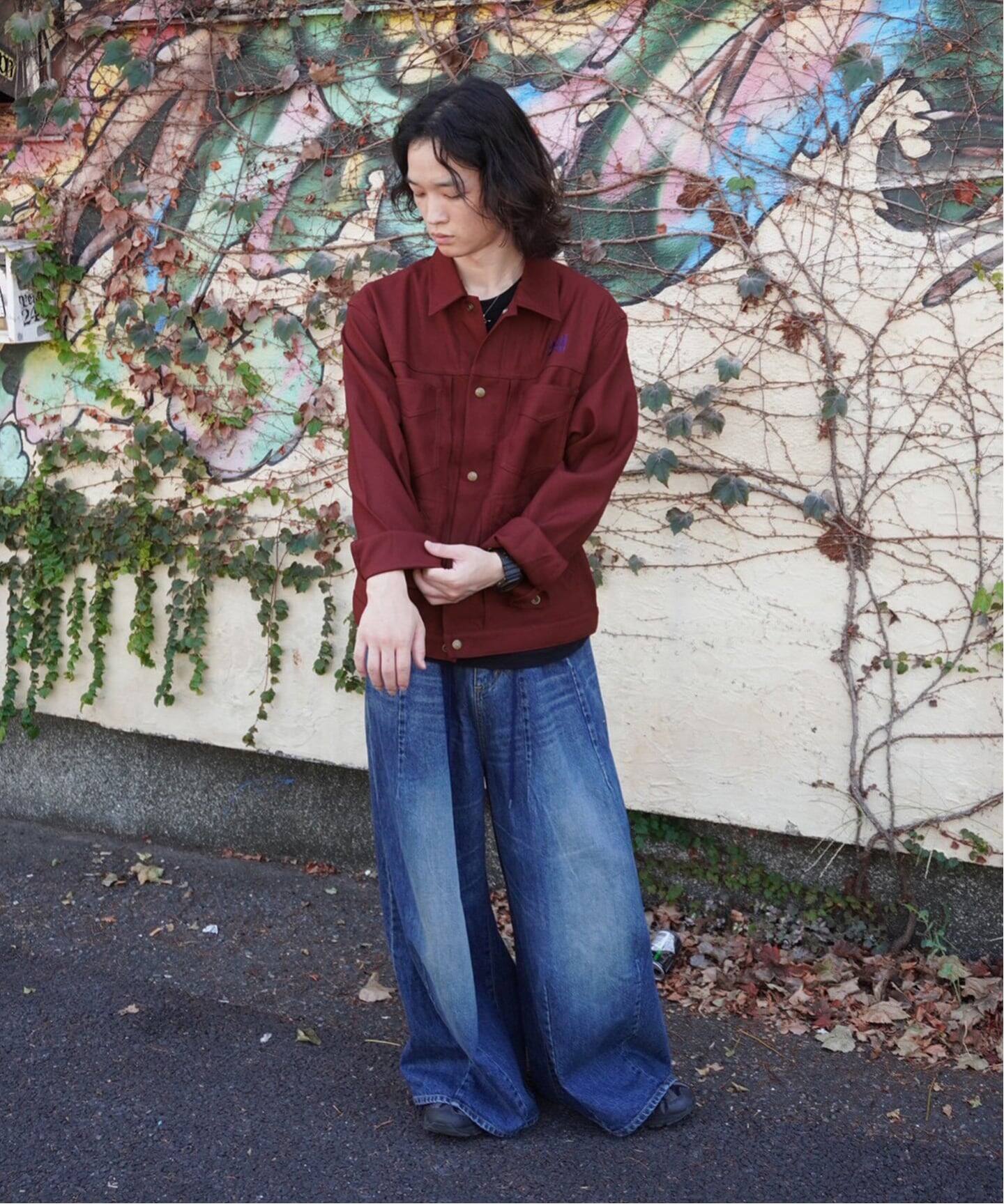 Needles ニードルス 21SS Penny Jean Jacket Needles Men's Penny Jean Jacket in Black Needles